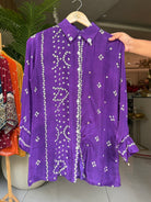“BANDHNI” Crape Bandhni Shirts ✨♥️ | KurtiSwag