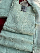 “BLUSH MINT” Soft Organza Chikankari Suit Set ✨💕 | KurtiSwag
