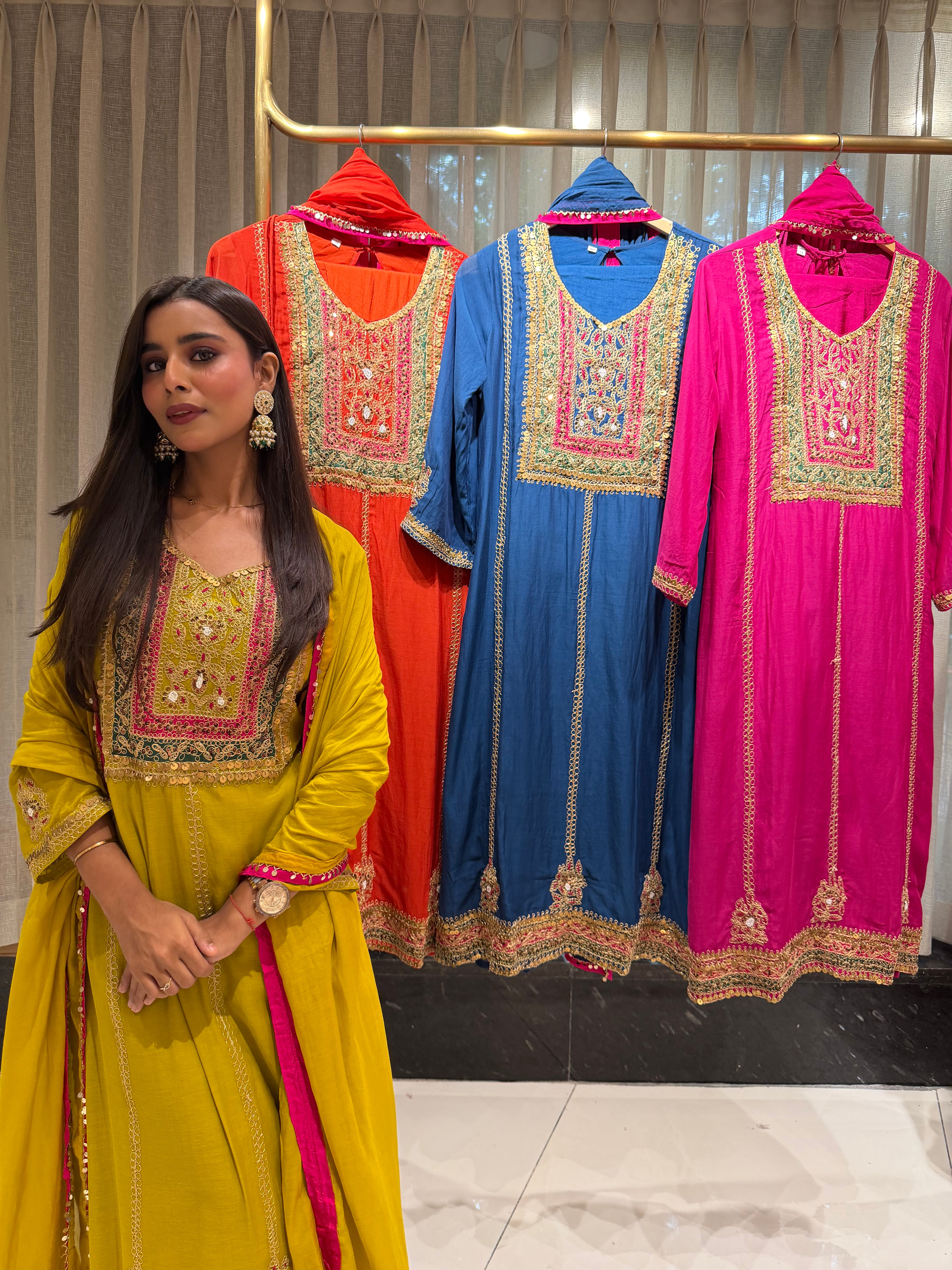 “SAMYUKTA” Amul Chanderi Festive Suit Set 💕 | KurtiSwag