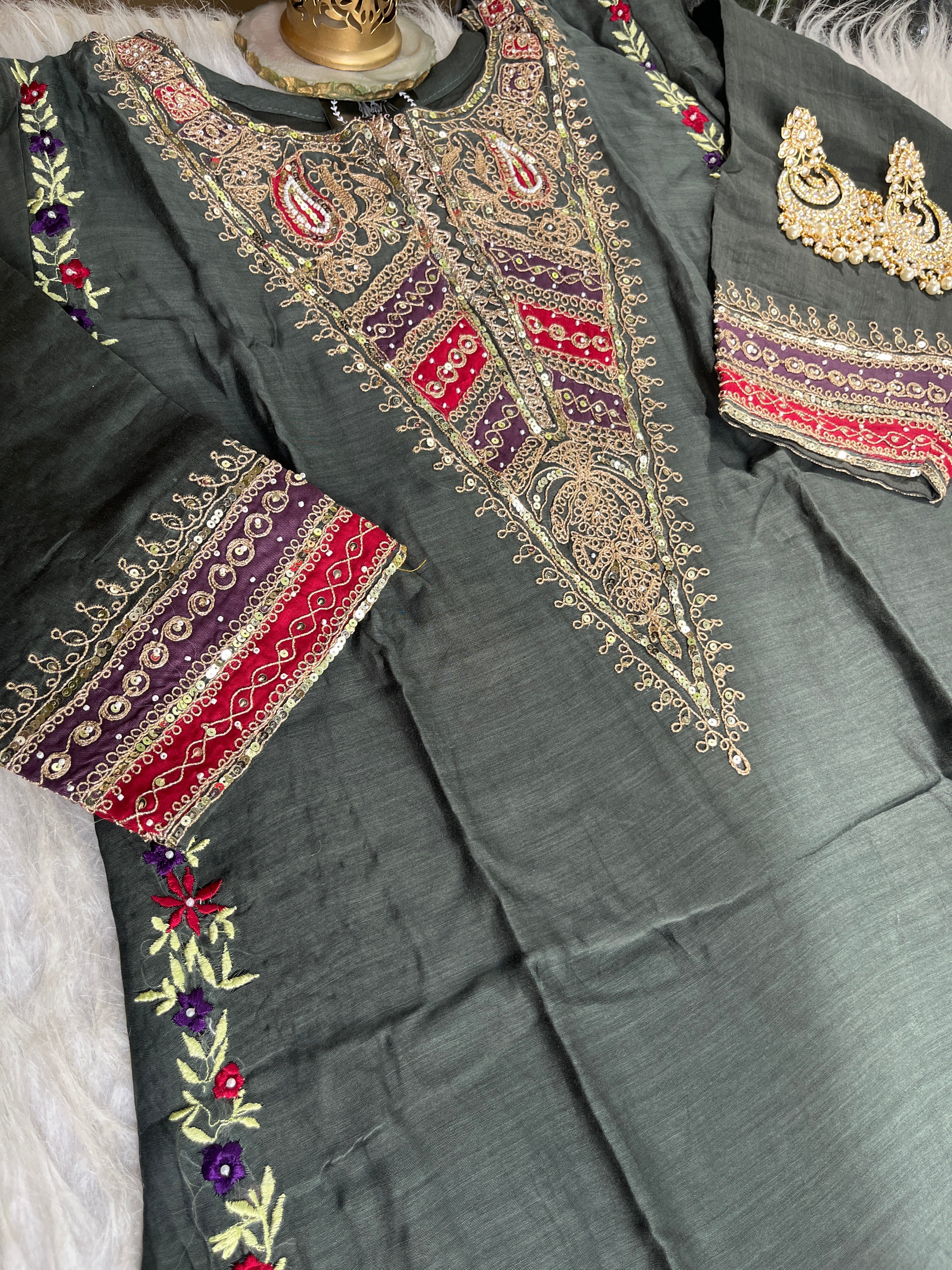 “SULEKHA” Premium Mul Chanderi Festive Wear Suit Set ✨💕 | KurtiSwag