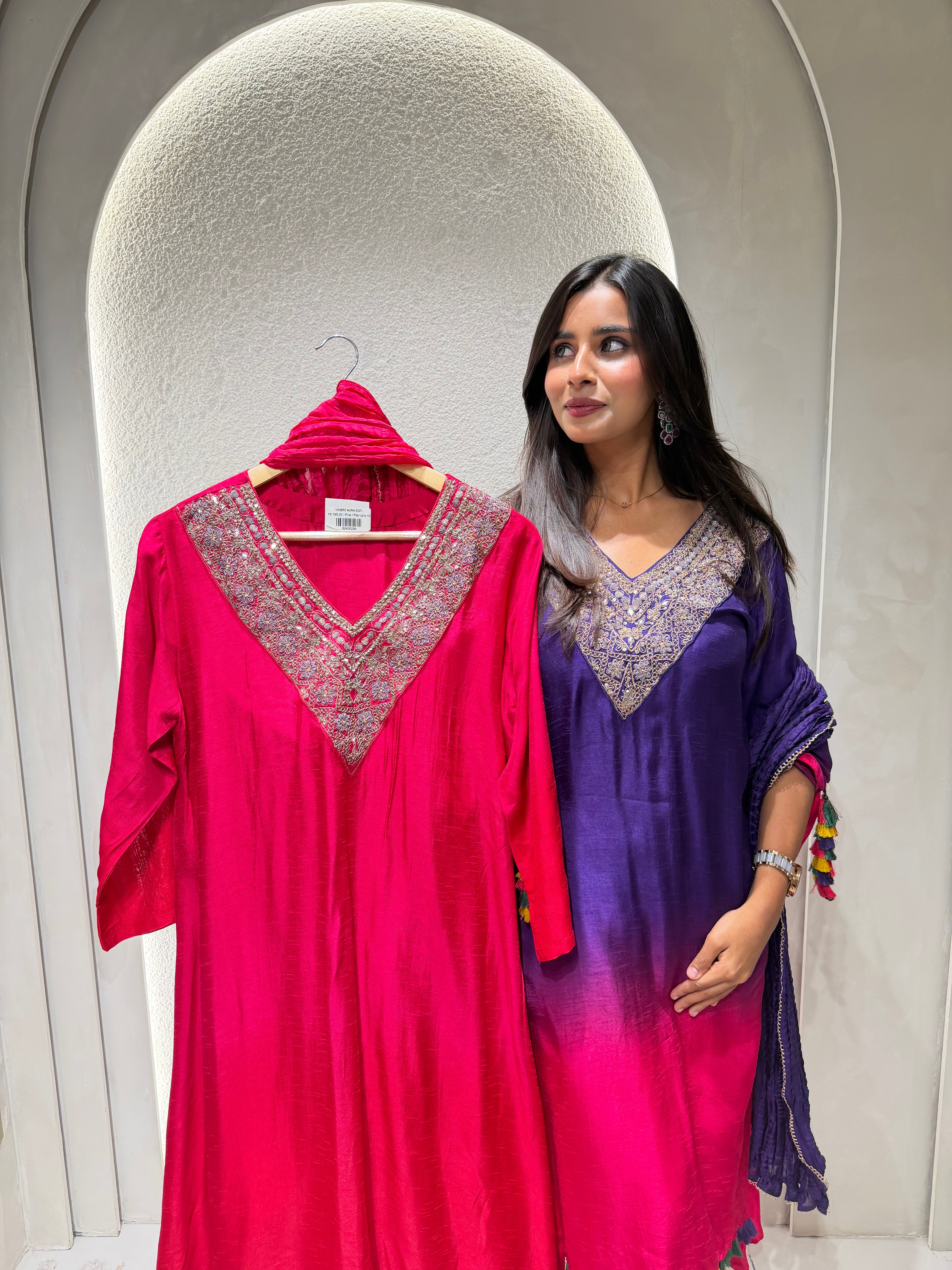 “OMBRE AURA EDIT” Indowestern Edit ✨🧿 | KurtiSwag