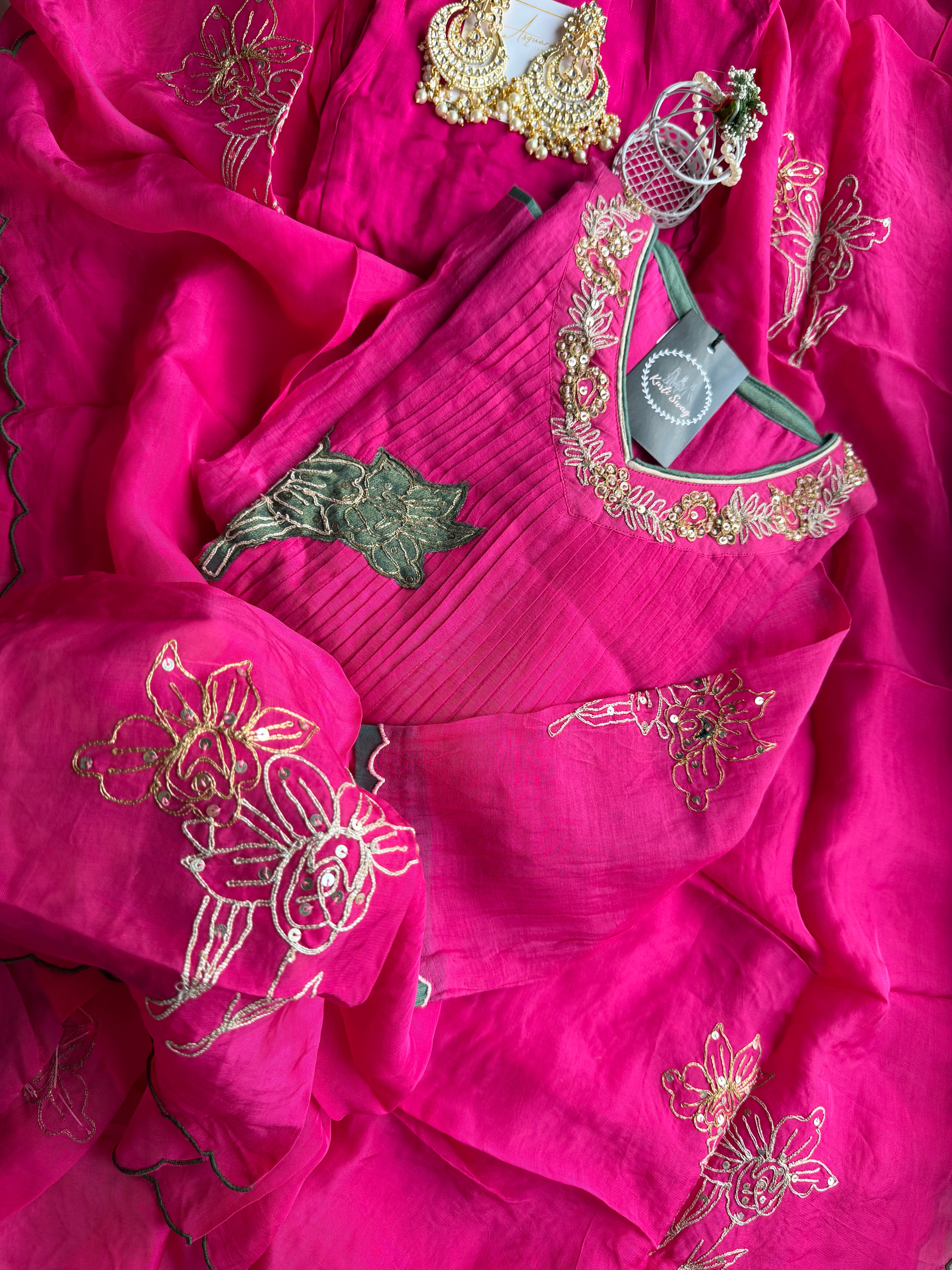 “RUHANI” Premium Mul Chanderi Festive Suit set ✨❤️ | KurtiSwag