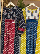“AJRAKH MIRROR” Cotton Dress 👗 | KurtiSwag