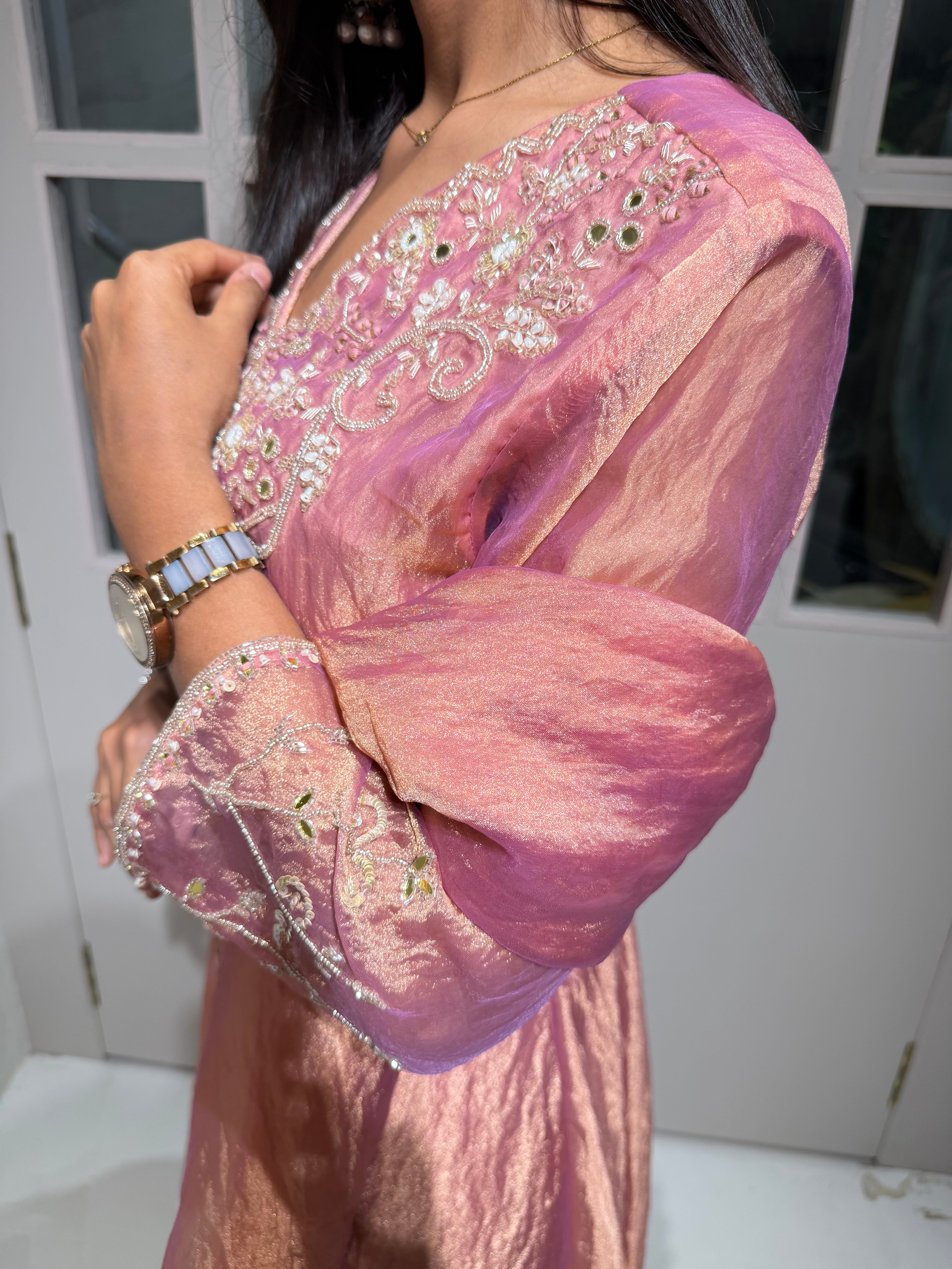 “SHAMITA” Premium Glass Tissue Suit Set ✨💕 | KurtiSwag