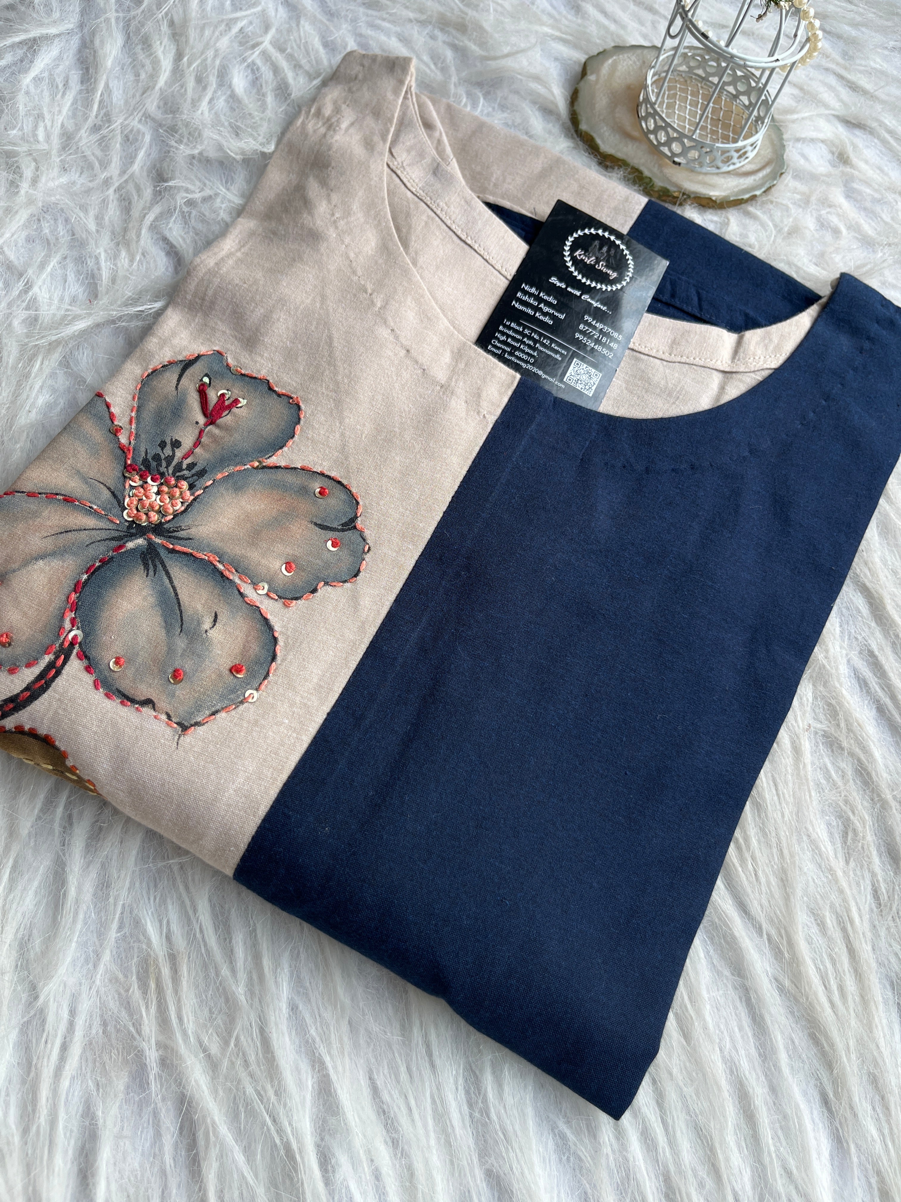 “TRIPTI” Mul Cotton Designer Tunic With Frills At The Bottom ✨🧿 | KurtiSwag