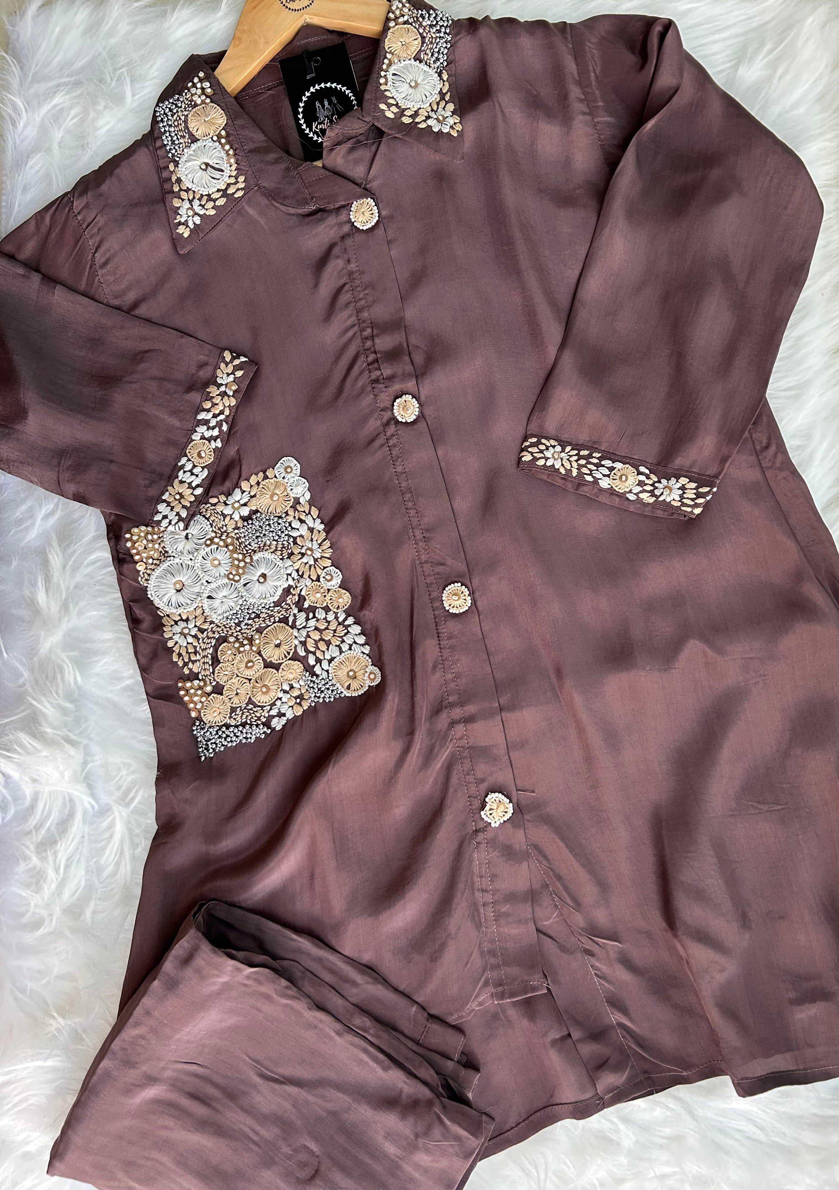 “KRIDHA” Festive crape  Coord Set ✨♥️ | KurtiSwag