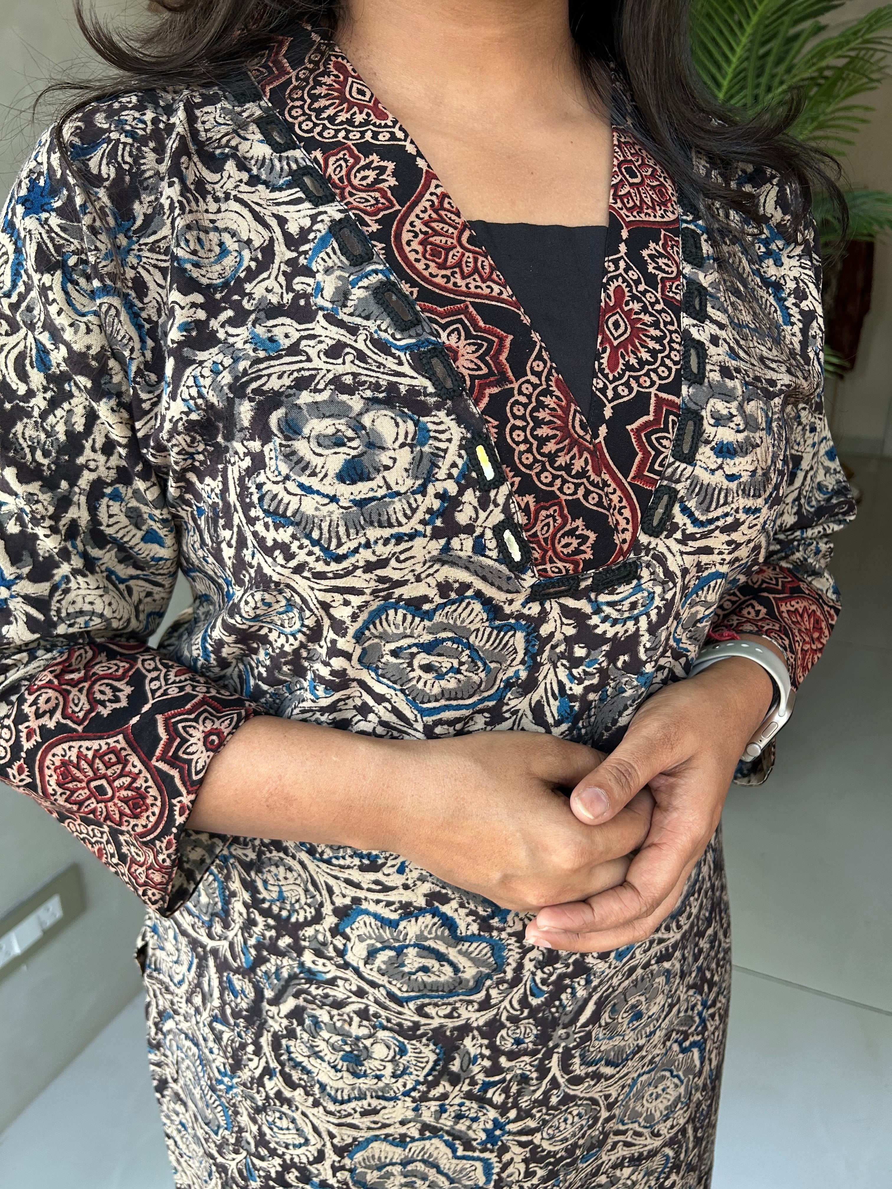 “KALAMKARI” Kurta Pant Set ✨❤️ | KurtiSwag