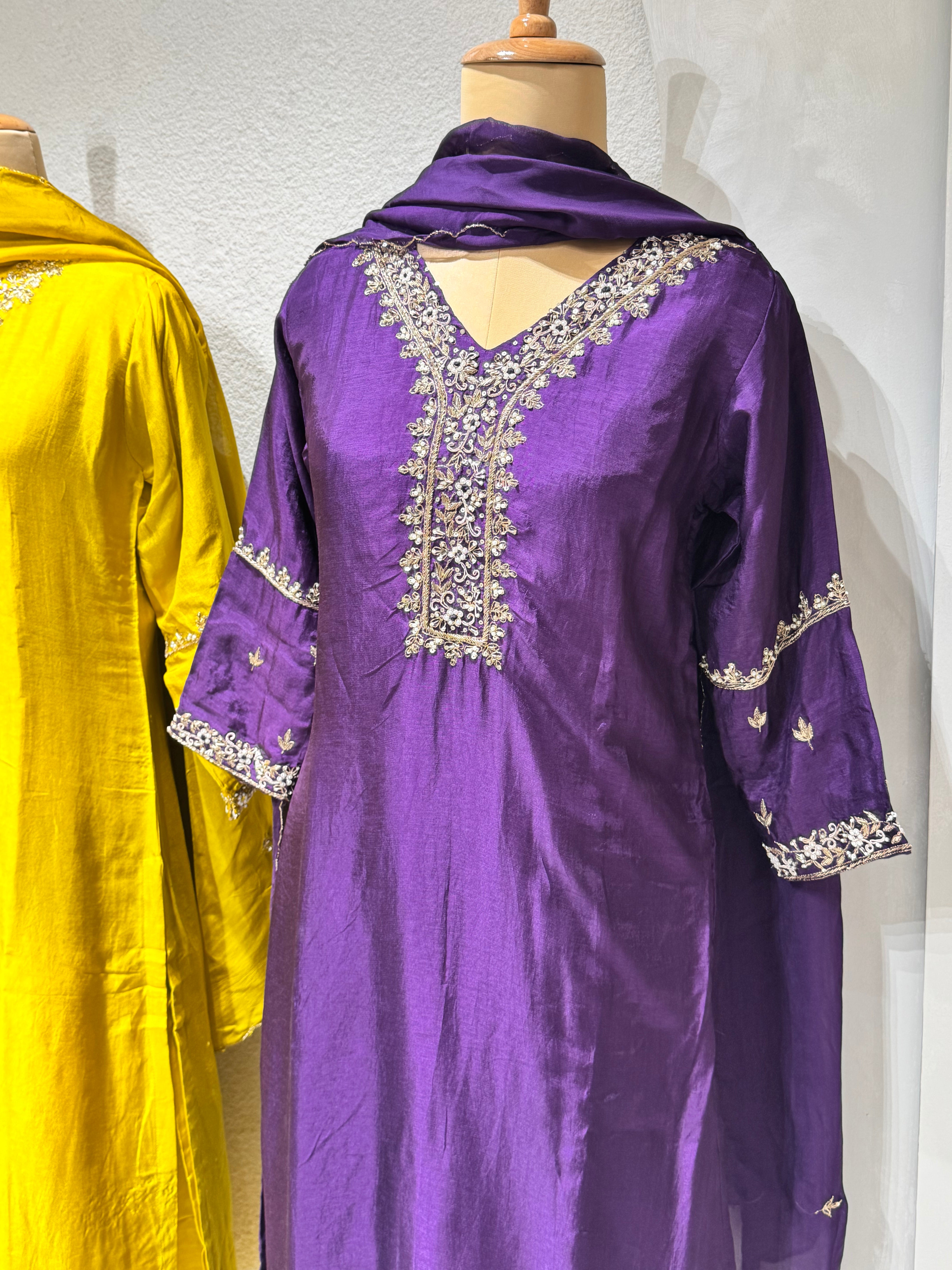 “REEMA” Dola Silk Festive Suit Set ✨💕 | KurtiSwag