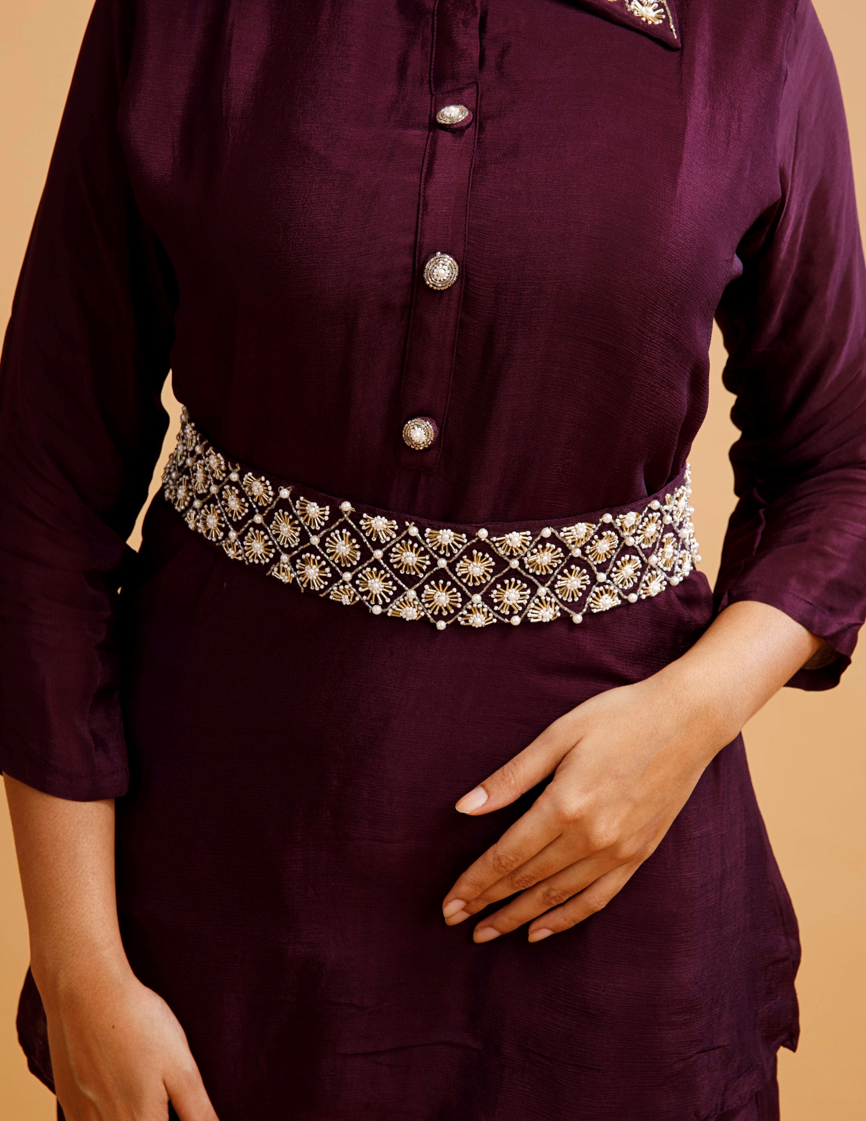 “DEEPIKA" Chinnon cord sets | KurtiSwag