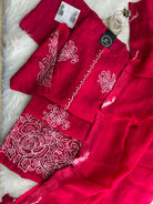 “ROOPALI” Premium Organza Threadwork Suit Set ❤️💕 | KurtiSwag