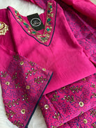 “KOMAL” Mul Chanderi Kurta Set | KurtiSwag