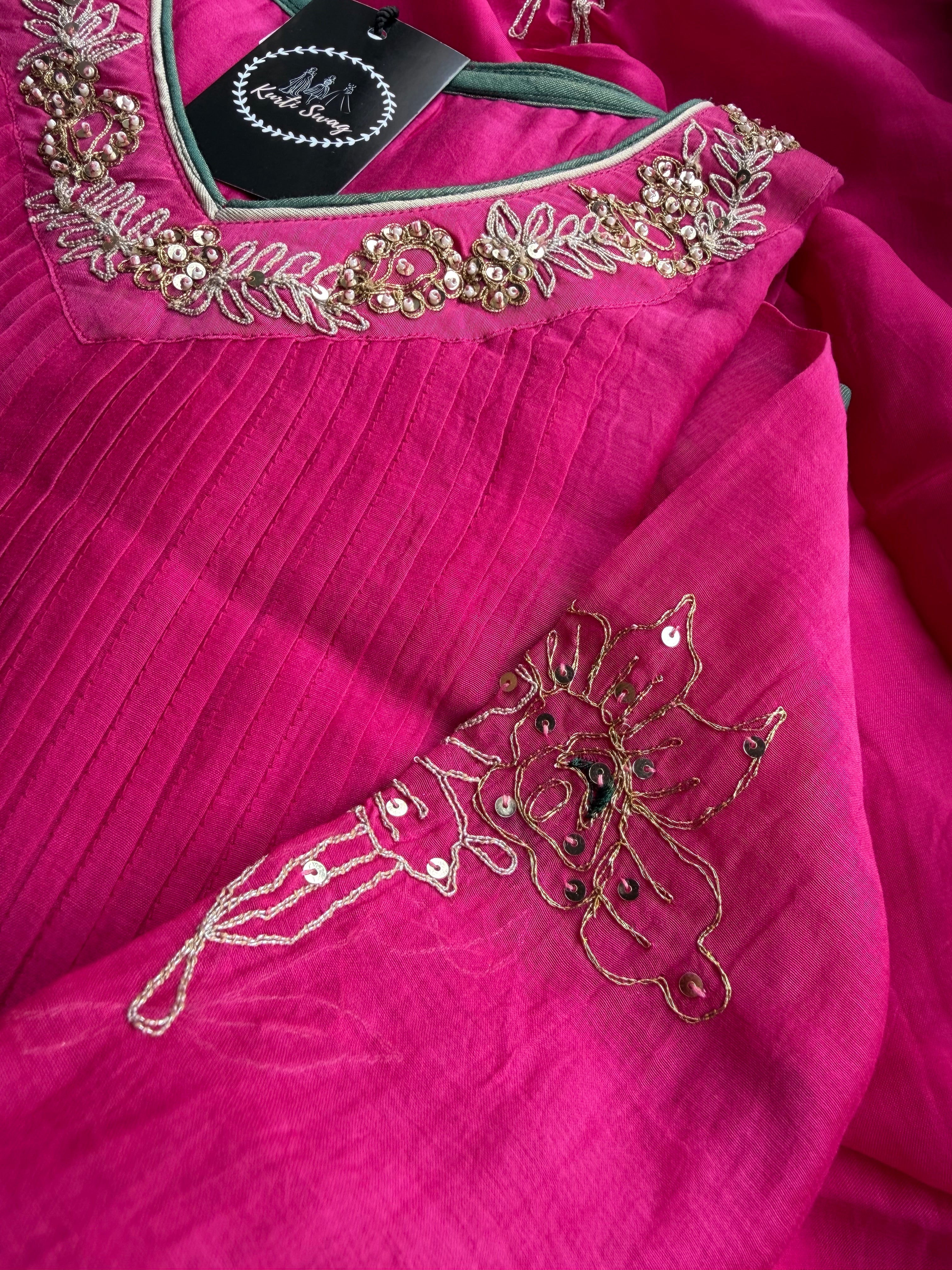 “RUHANI” Premium Mul Chanderi Festive Suit set ✨❤️ | KurtiSwag