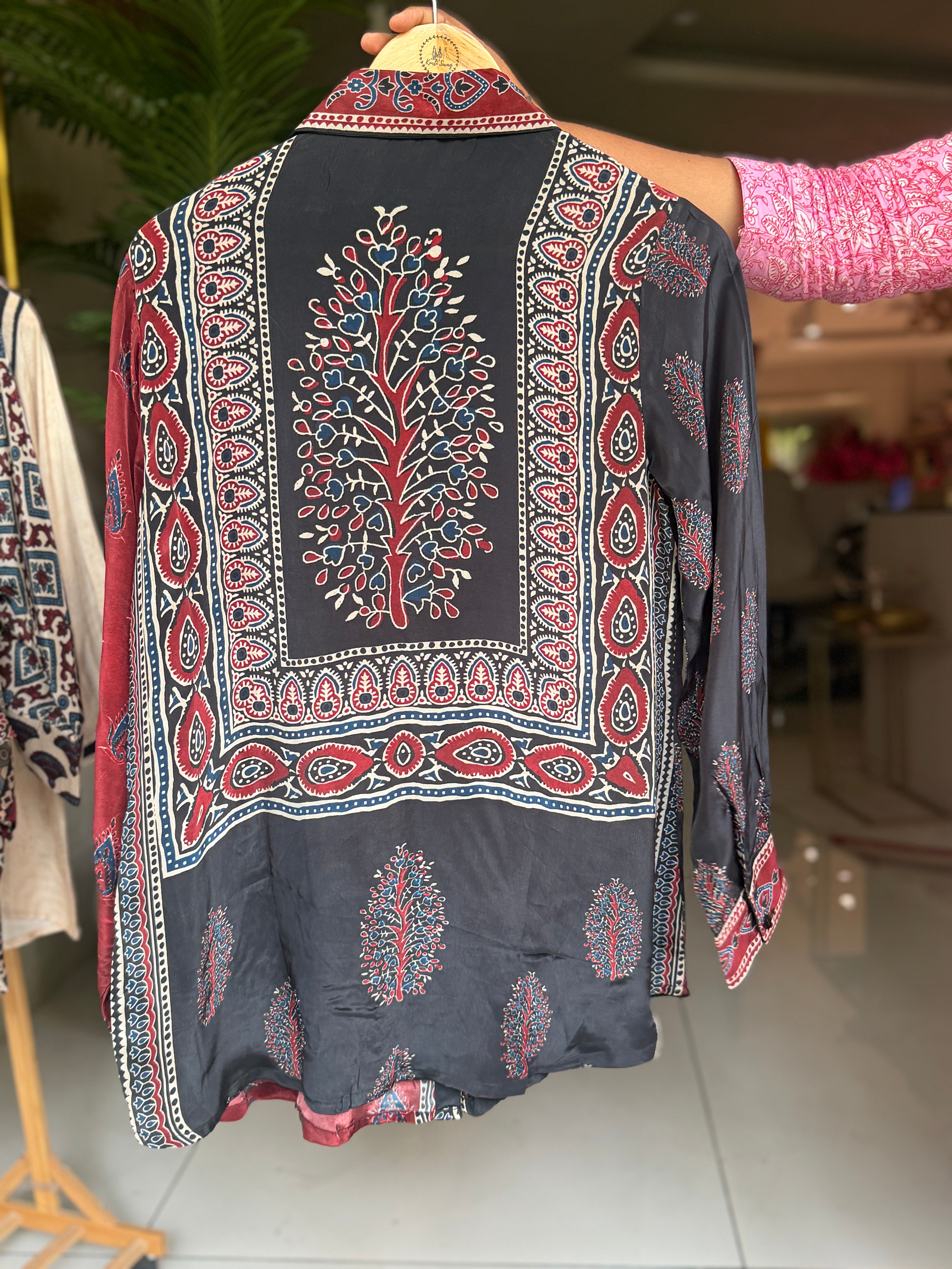 “AJRAKH” Premium Crape Shirts ✨ | KurtiSwag