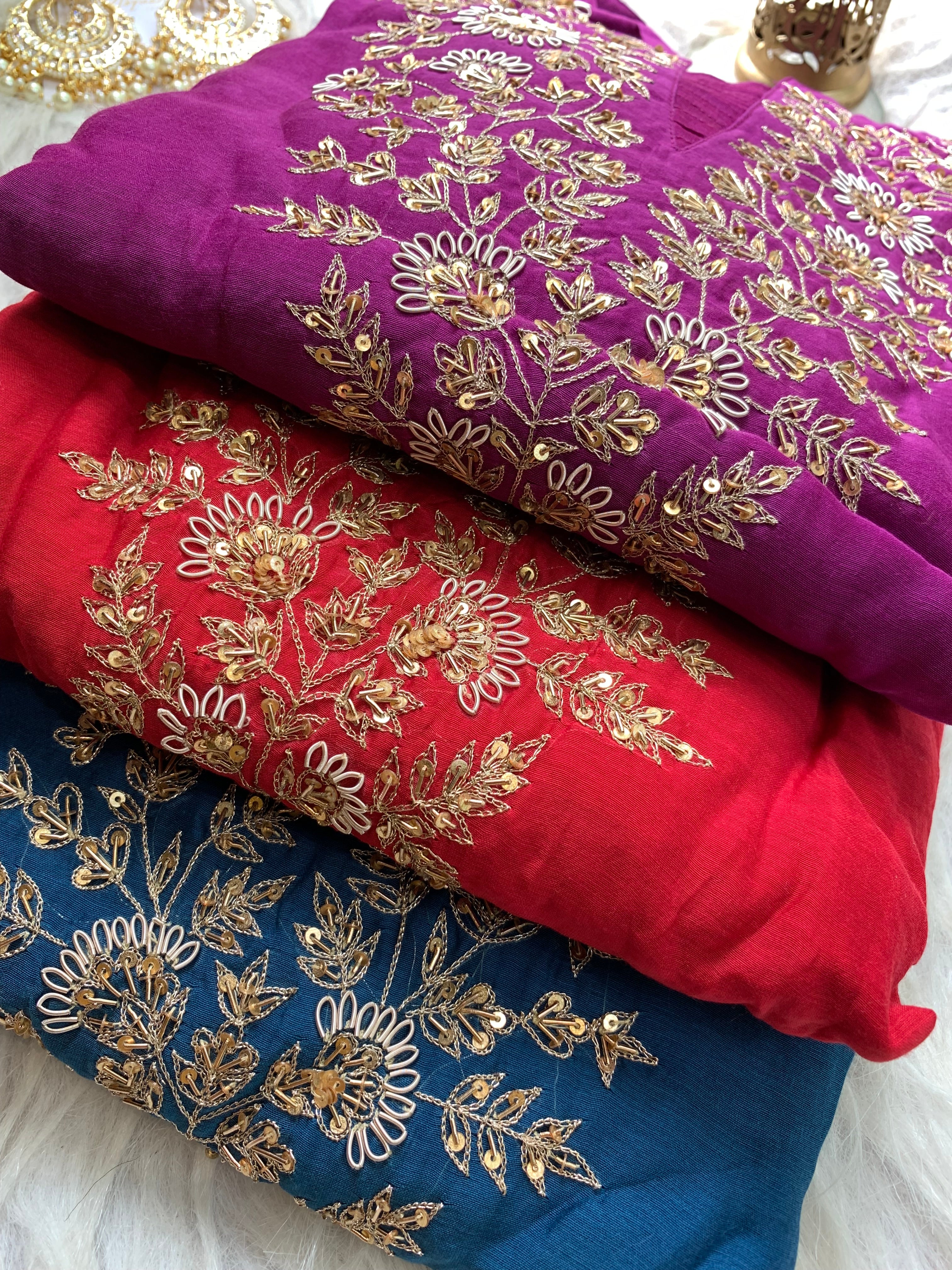 “TAPASYA” Mul Chanderi Festive Suit Set ✨🧿 | KurtiSwag