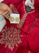 “SNEHAL” Mul Chanderi Handwork Suit Set ✨♥️ | KurtiSwag