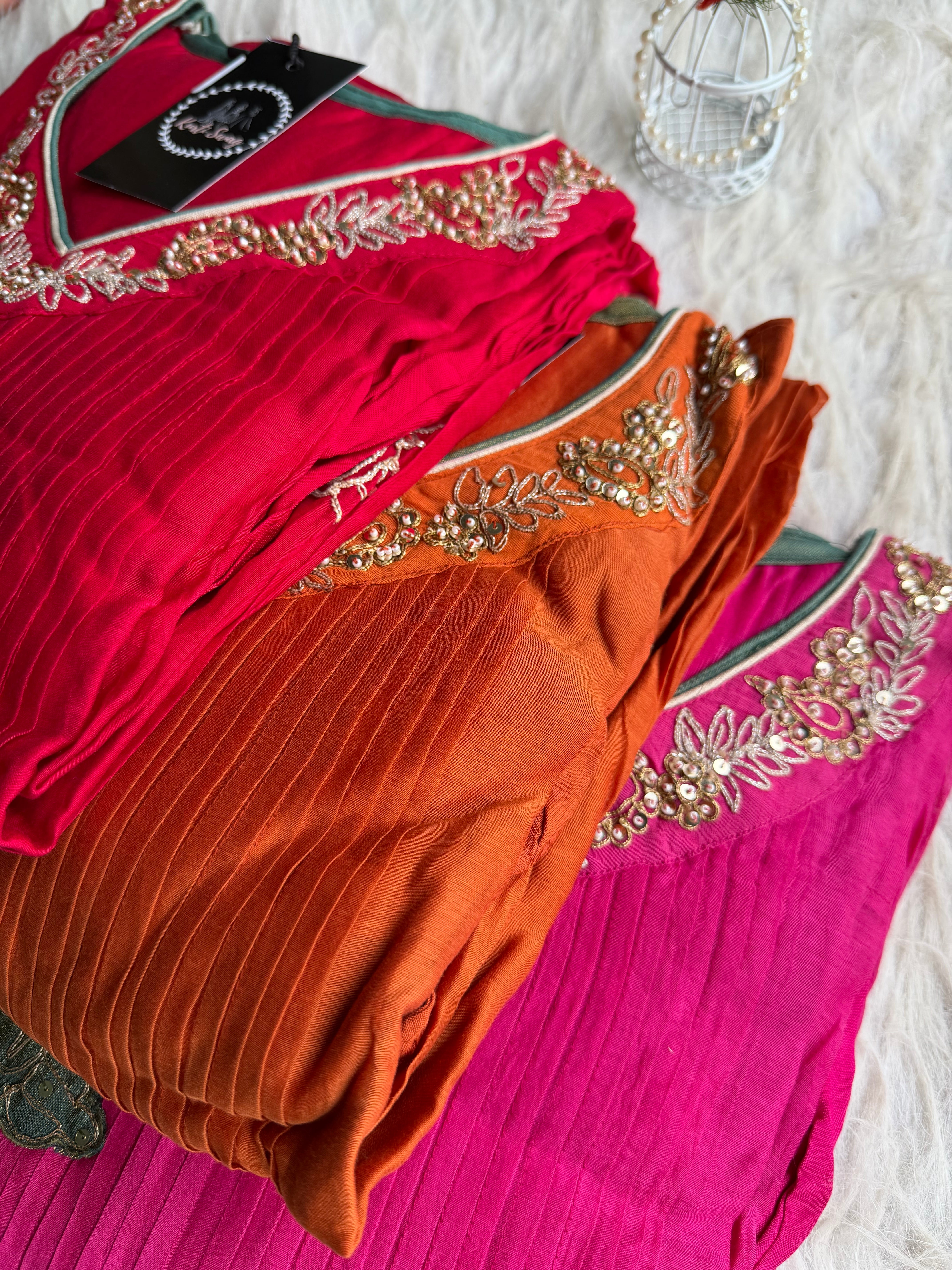 “RUHANI” Premium Mul Chanderi Festive Suit set ✨❤️ | KurtiSwag