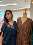 “AKSHITA” Indowestern Cowl Dress 👗 | KurtiSwag