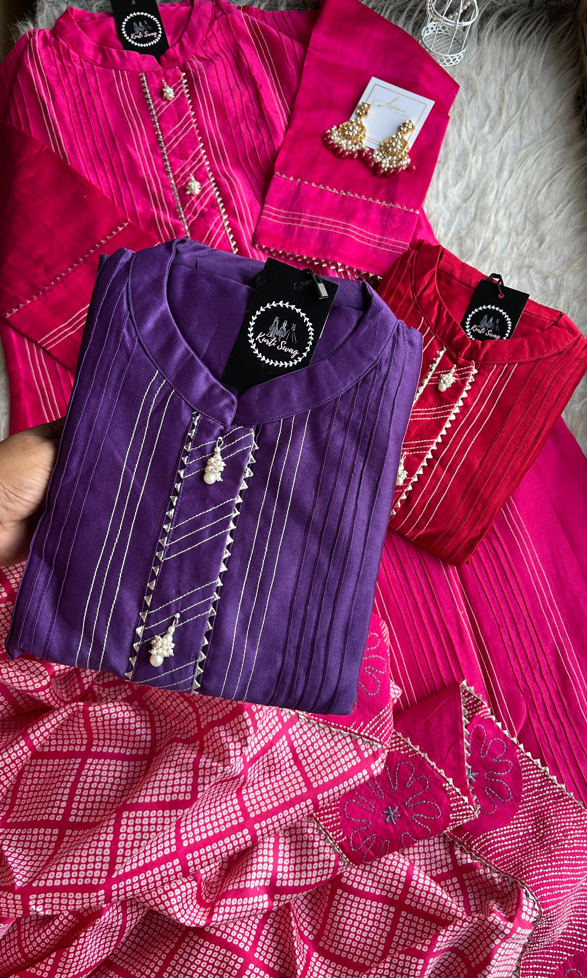 “SANGAM” Pure Chanderi Suit Set ♥️✨ | KurtiSwag
