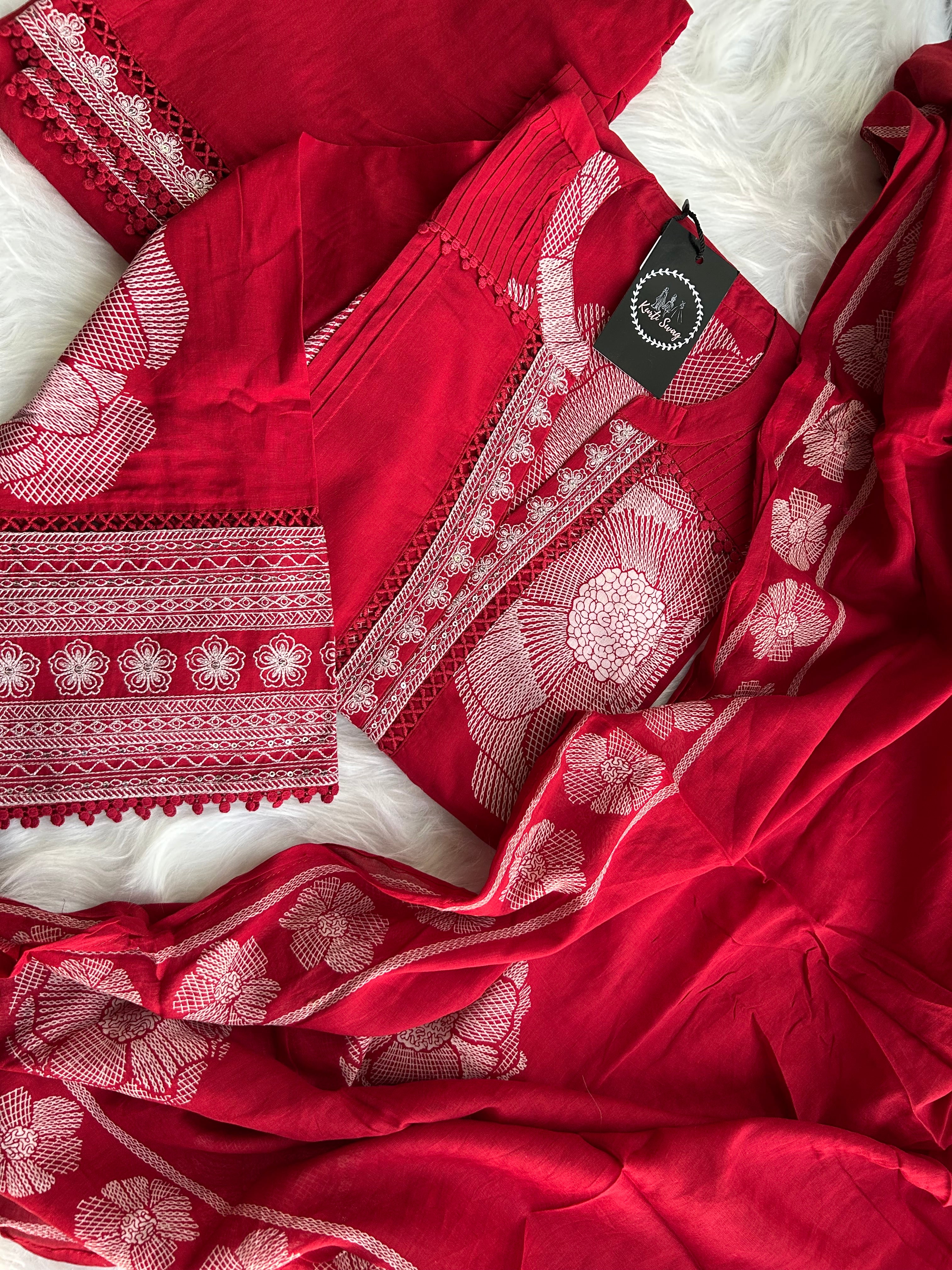 “BULBUL” Pure Cotton Suit Set ✨💕 | KurtiSwag