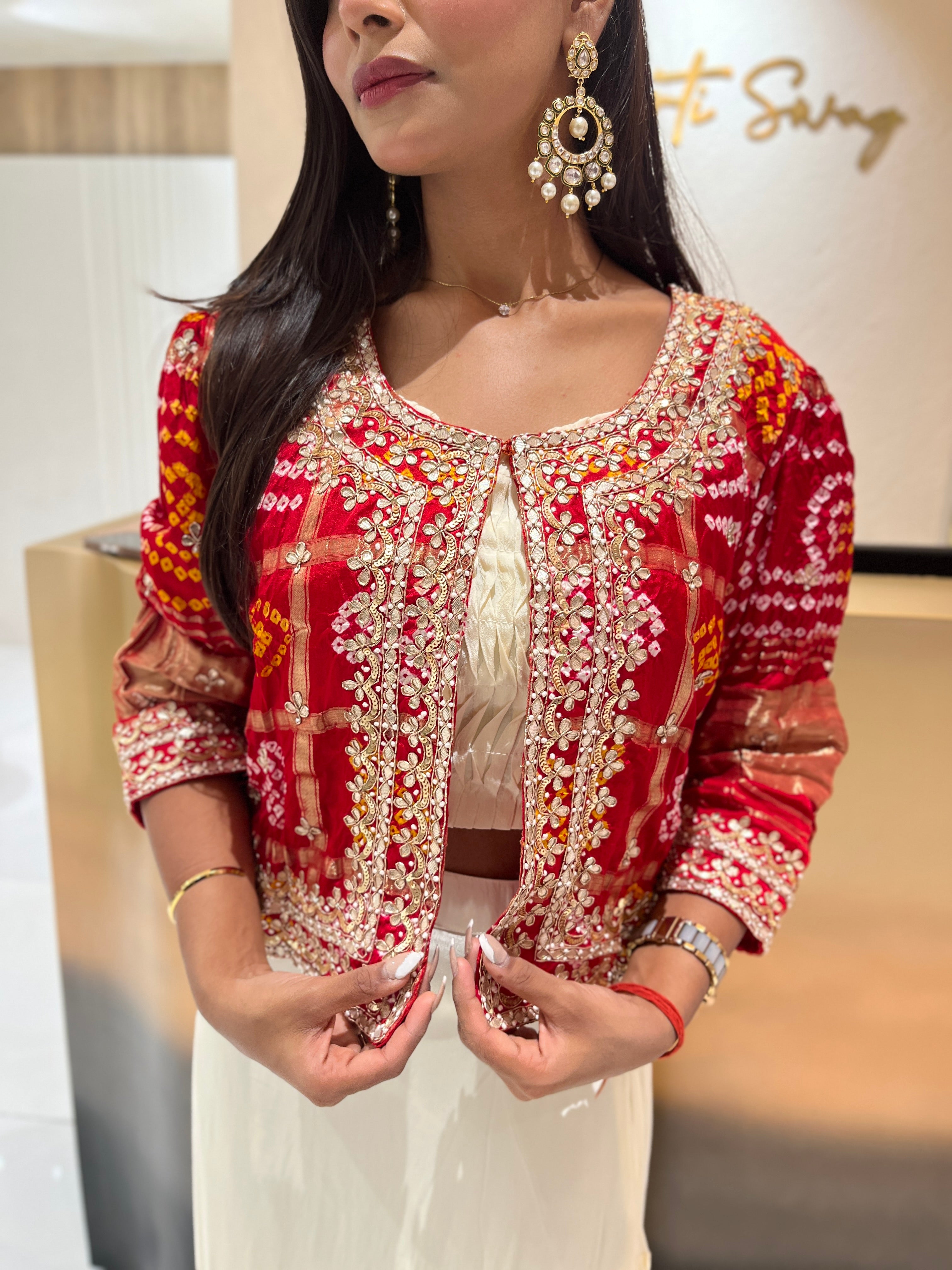“LATIKA” Indo Western Bandhni Set ✨💕 | KurtiSwag
