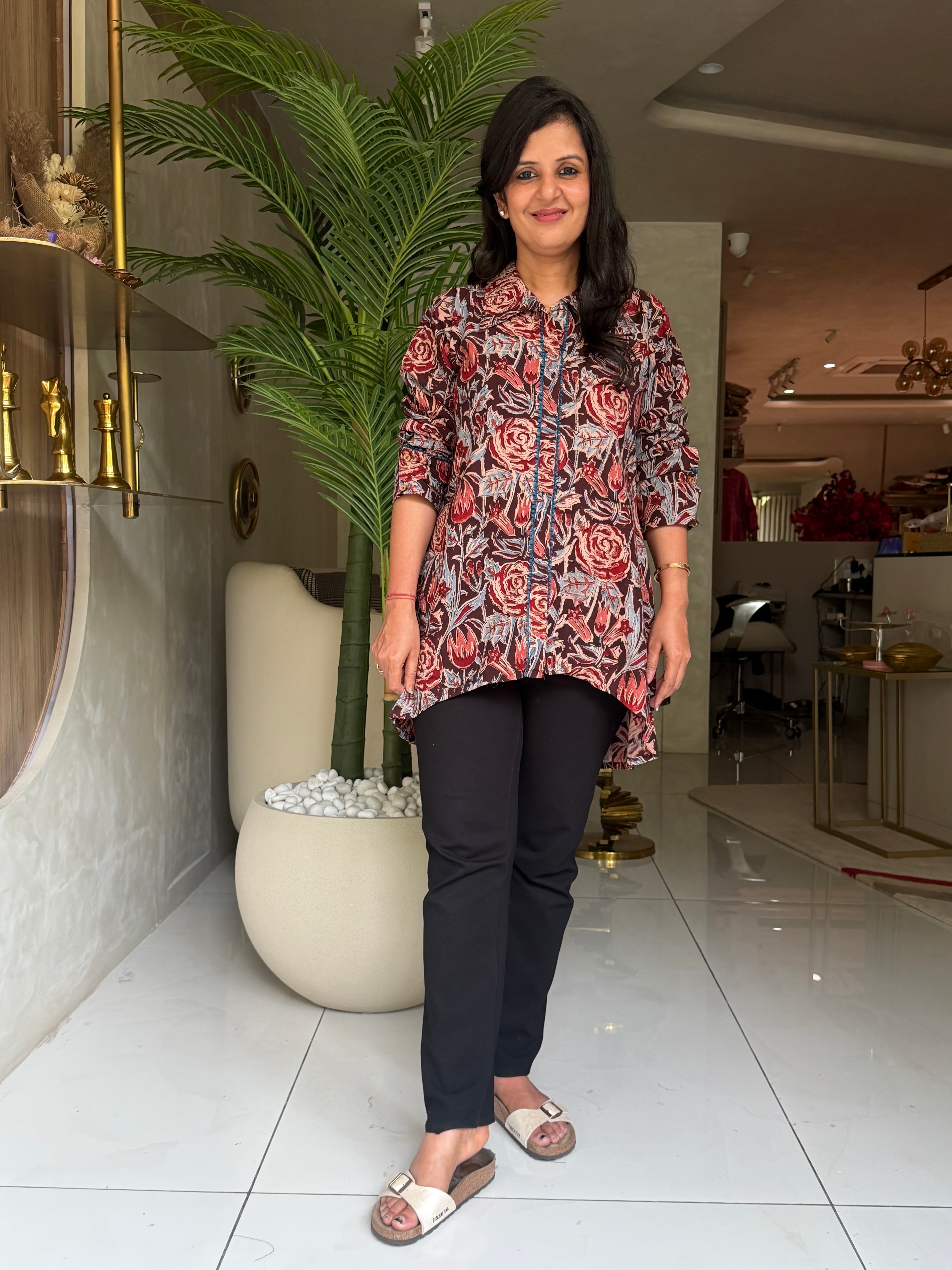 “KALAMKARI” Pure Cotton Shirts✨💕 | KurtiSwag