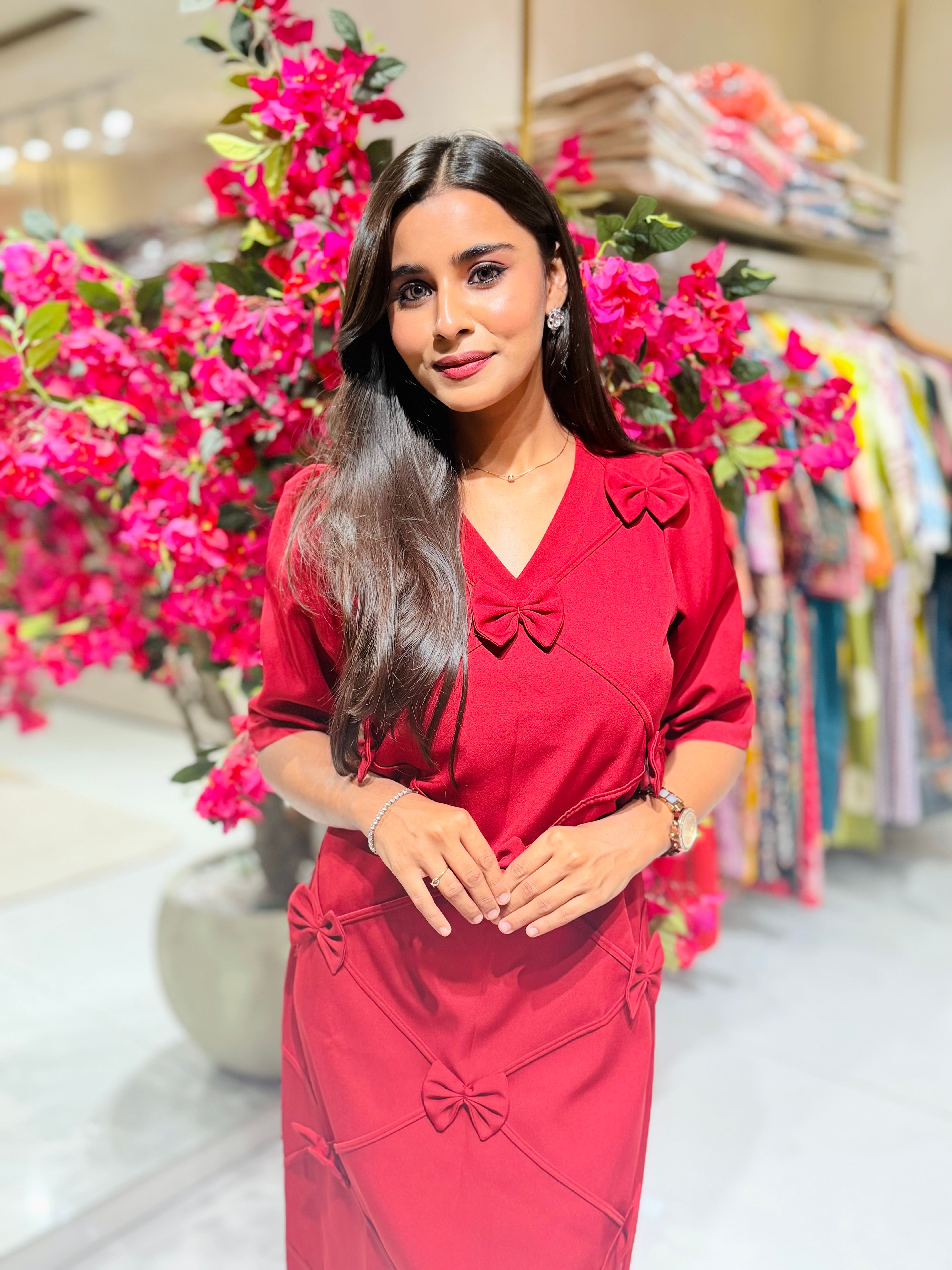 “BOW QUEEN” Dress ✨♥️ | KurtiSwag
