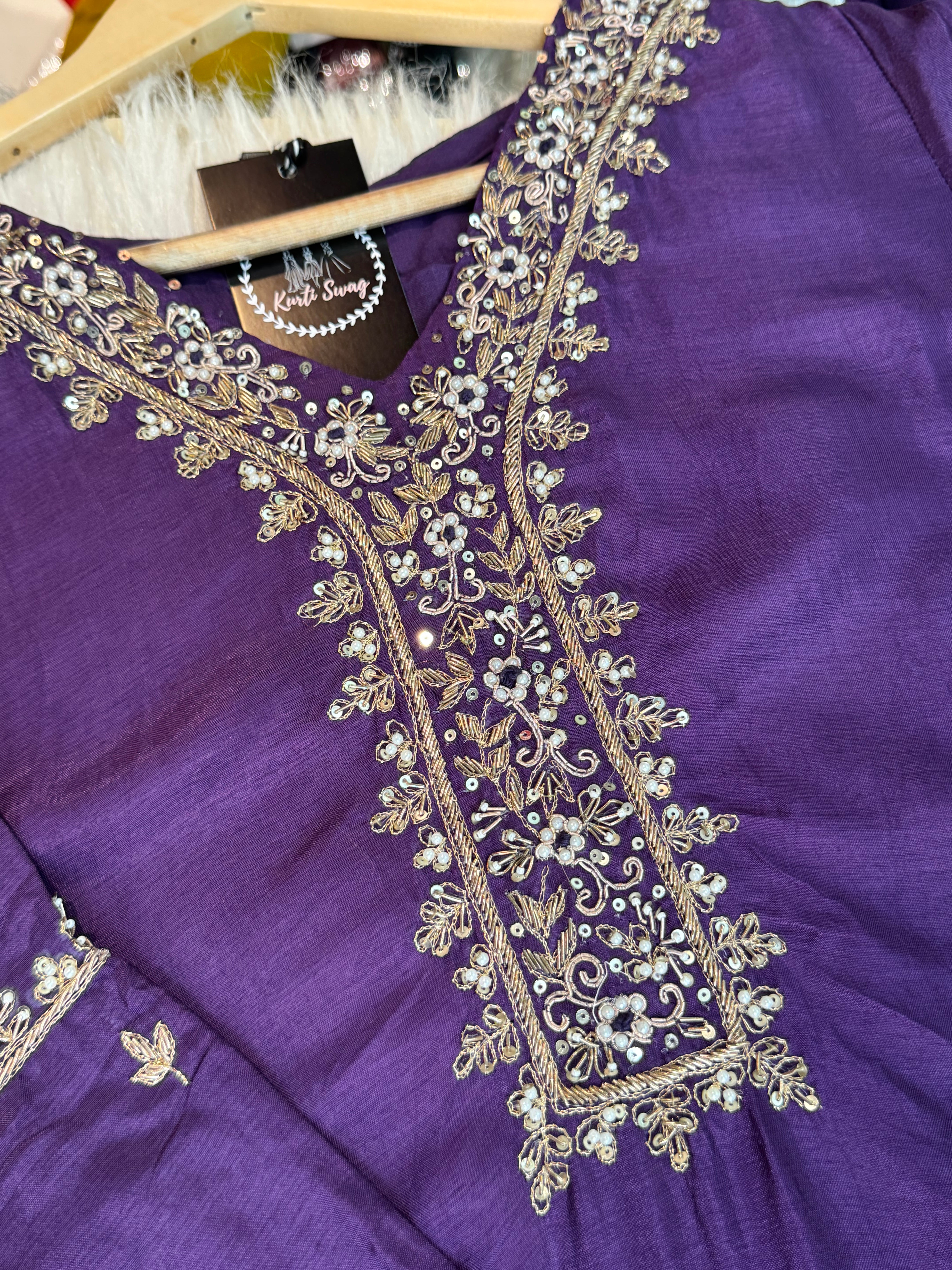 “REEMA” Dola Silk Festive Suit Set ✨💕 | KurtiSwag