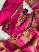 “ROSHNI” Mul Chanderi Sequence Embellished Suit Set ✨💕 | KurtiSwag