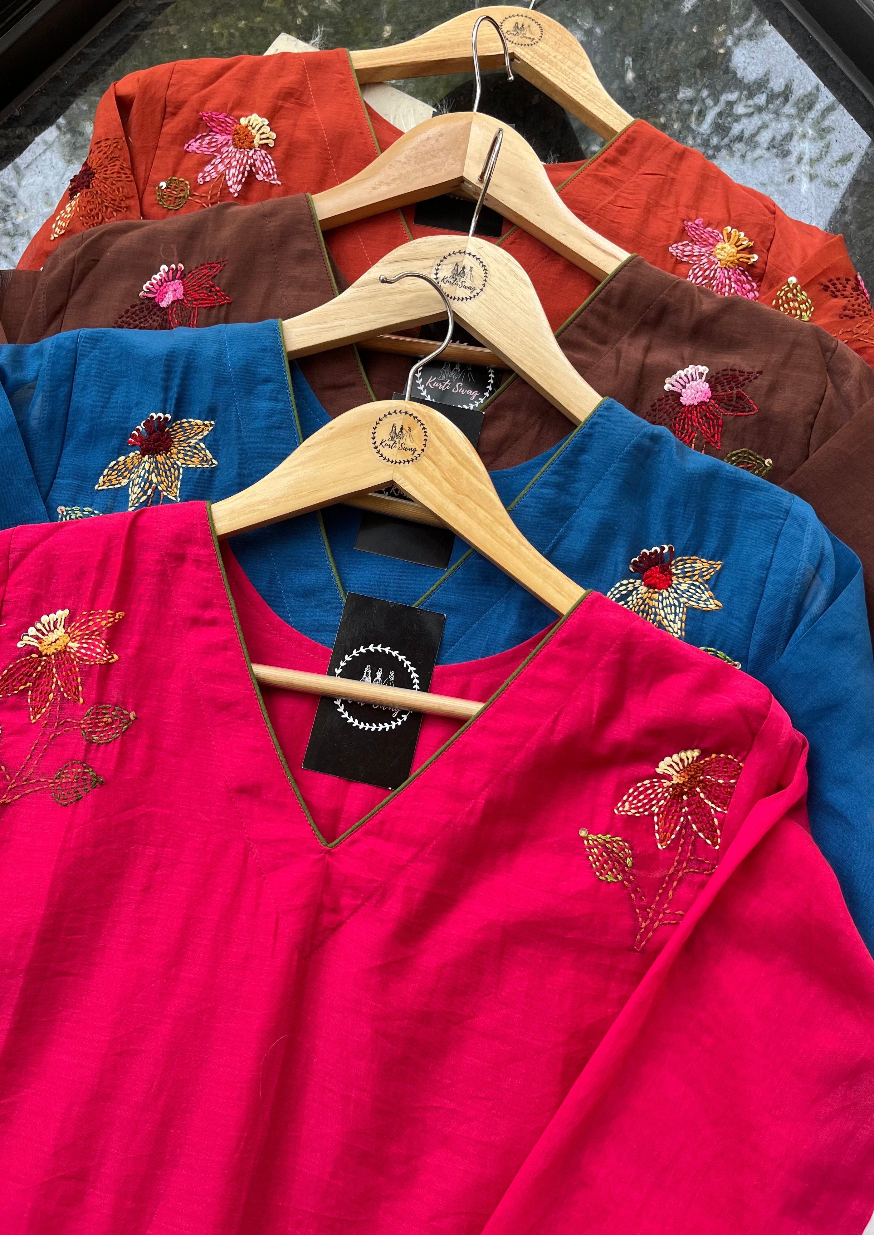 “RANGREZ” Premium Mul Chanderi Kurti Set✨💕 | KurtiSwag