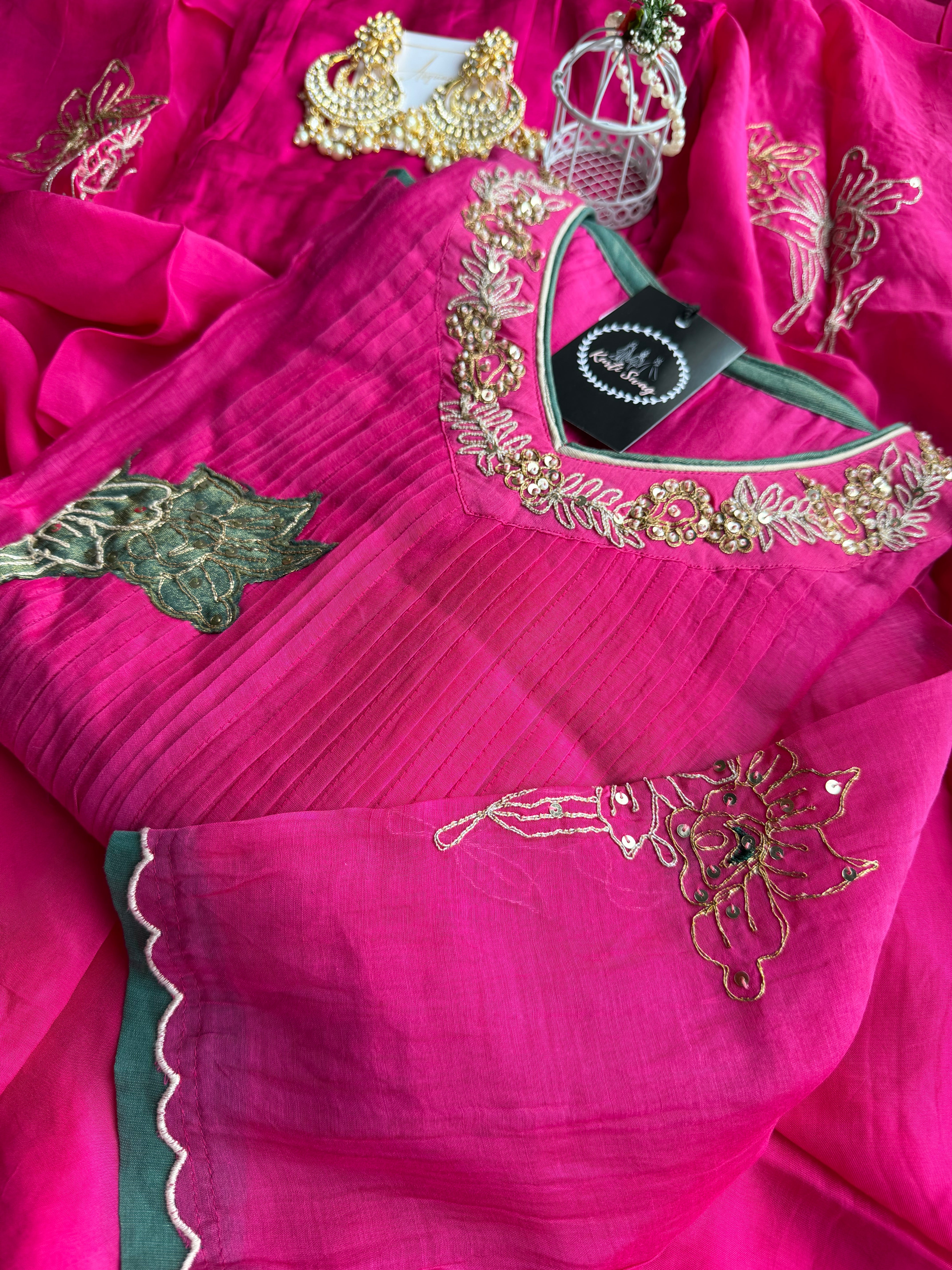“RUHANI” Premium Mul Chanderi Festive Suit set ✨❤️ | KurtiSwag