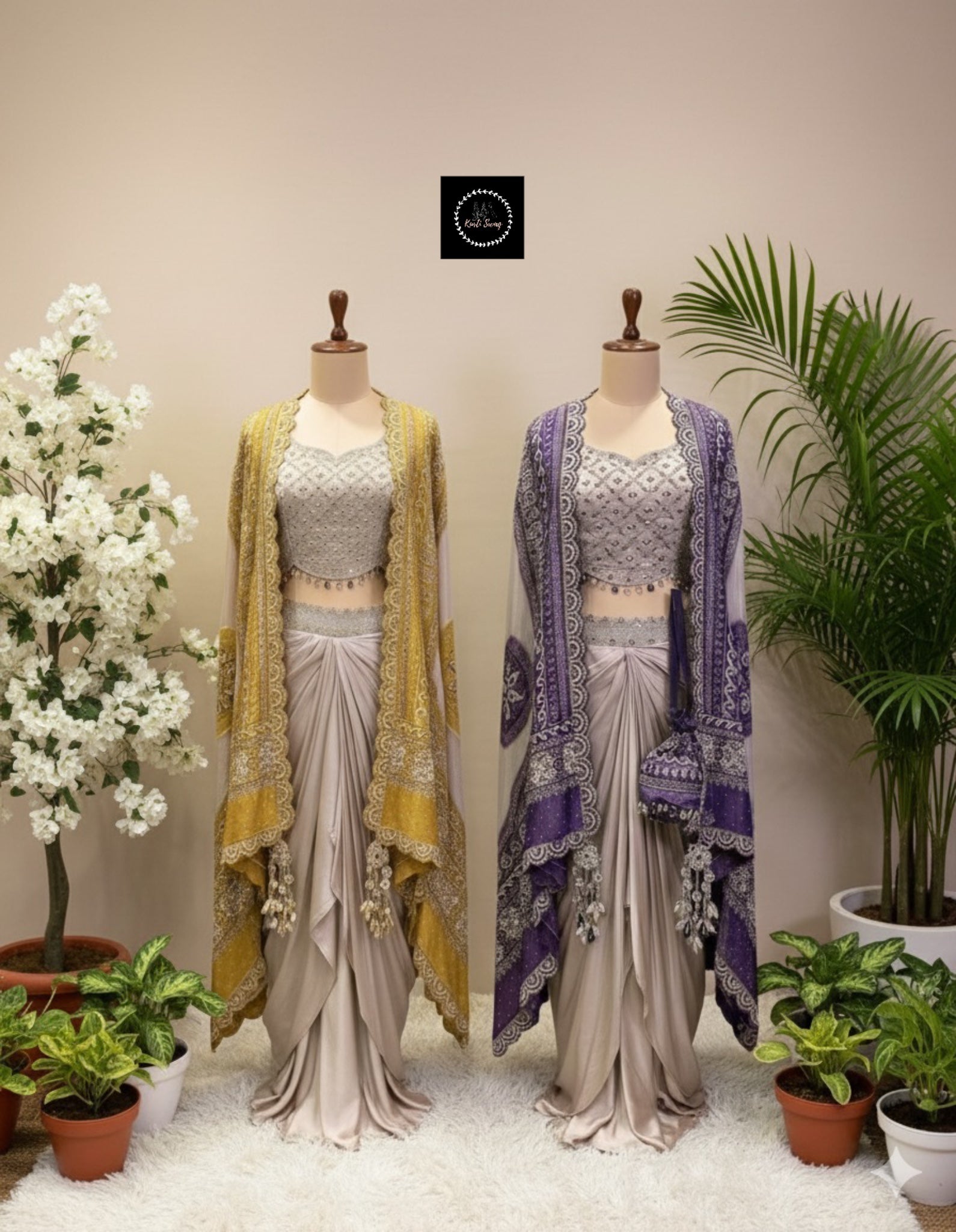 “RANGEELA” Festive Cape Set ✨ | KurtiSwag