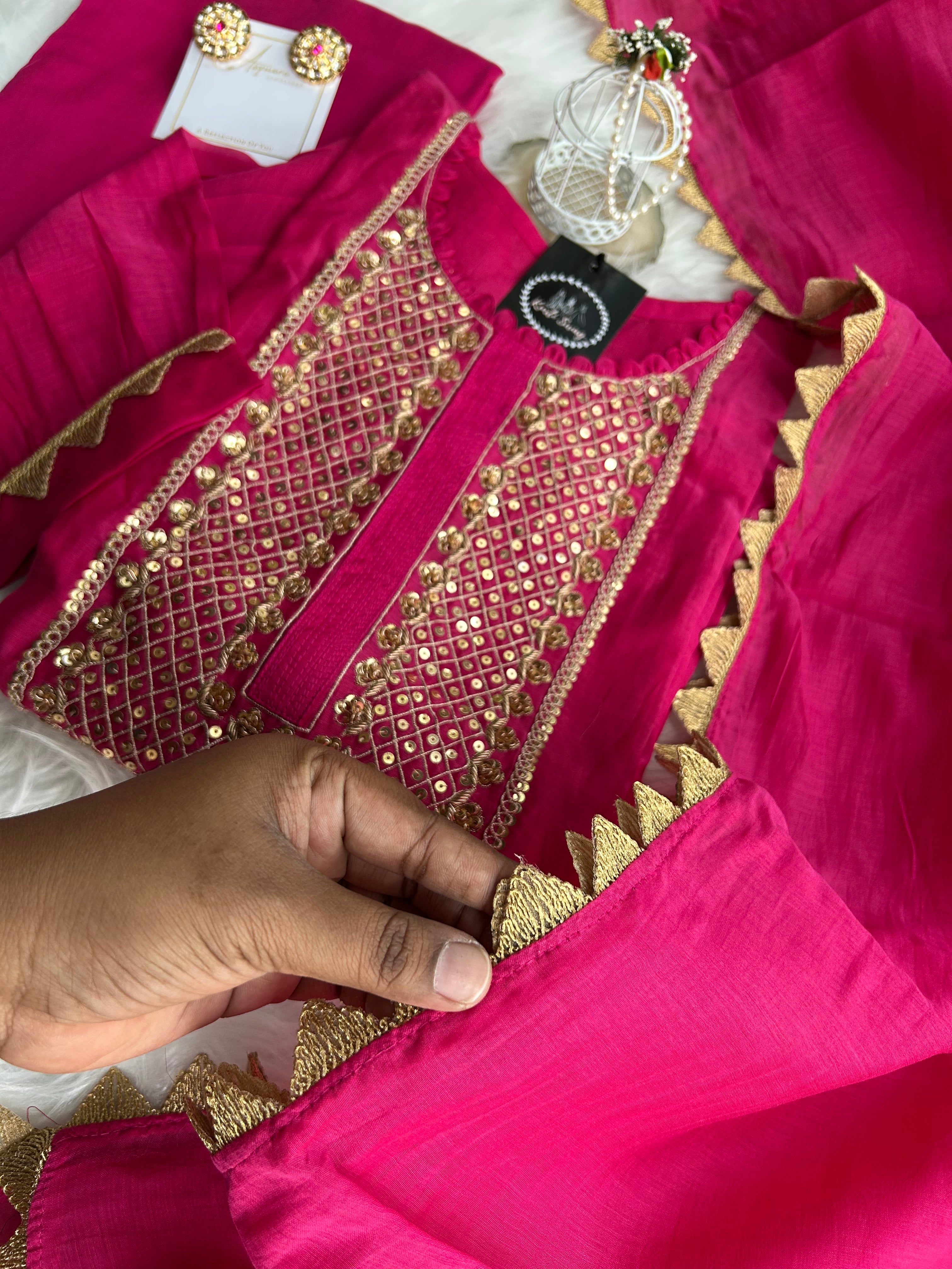“ISRANI” Premium Festive Wear In Mul Chanderi ✨💕 | KurtiSwag