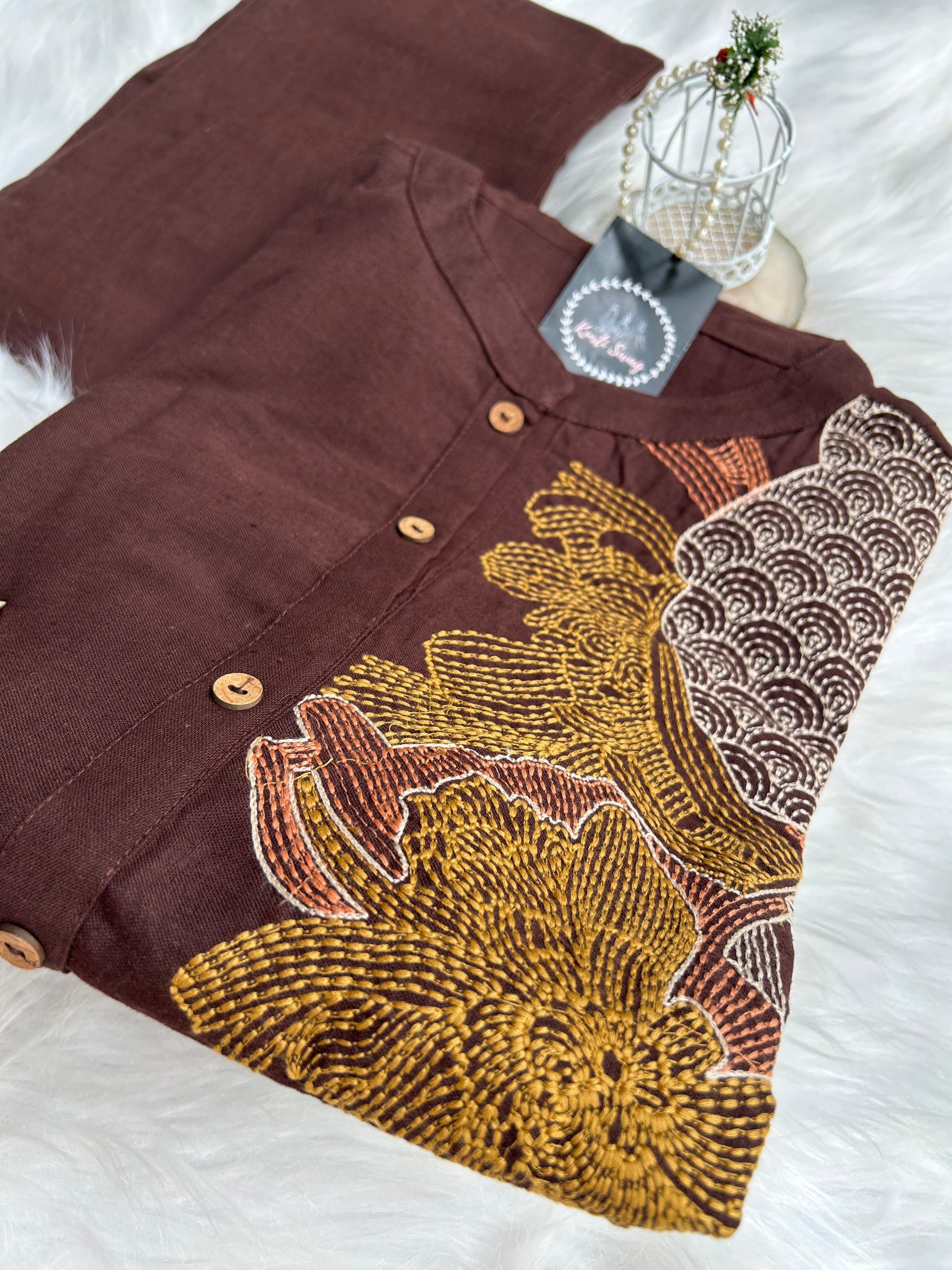 “KRIDHA”Summer Organic Cotton Kurta and Pant Set✨❤️ | KurtiSwag