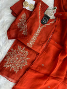 “SNEHAL” Mul Chanderi Handwork Suit Set ✨♥️ | KurtiSwag