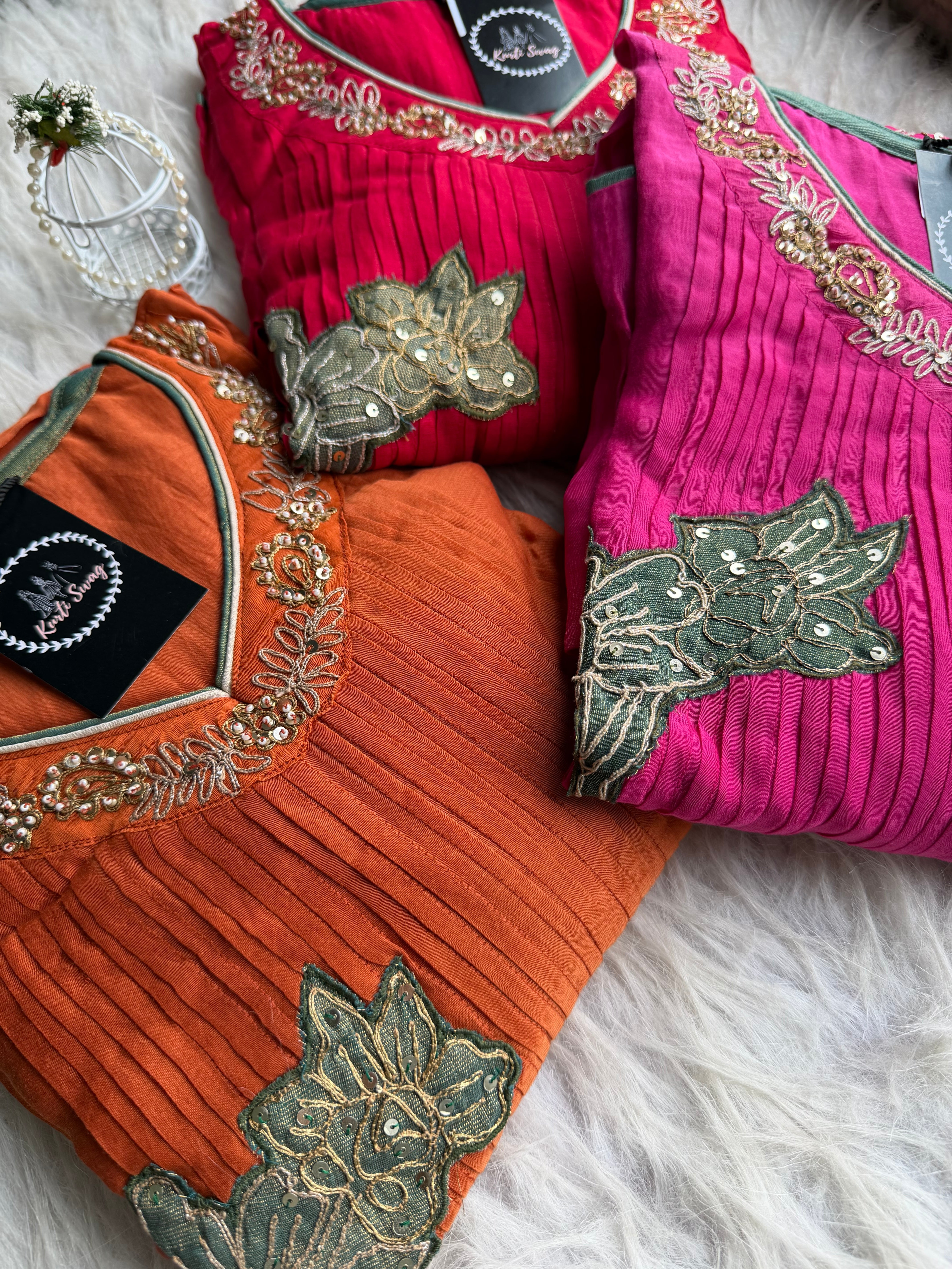 “RUHANI” Premium Mul Chanderi Festive Suit set ✨❤️ | KurtiSwag