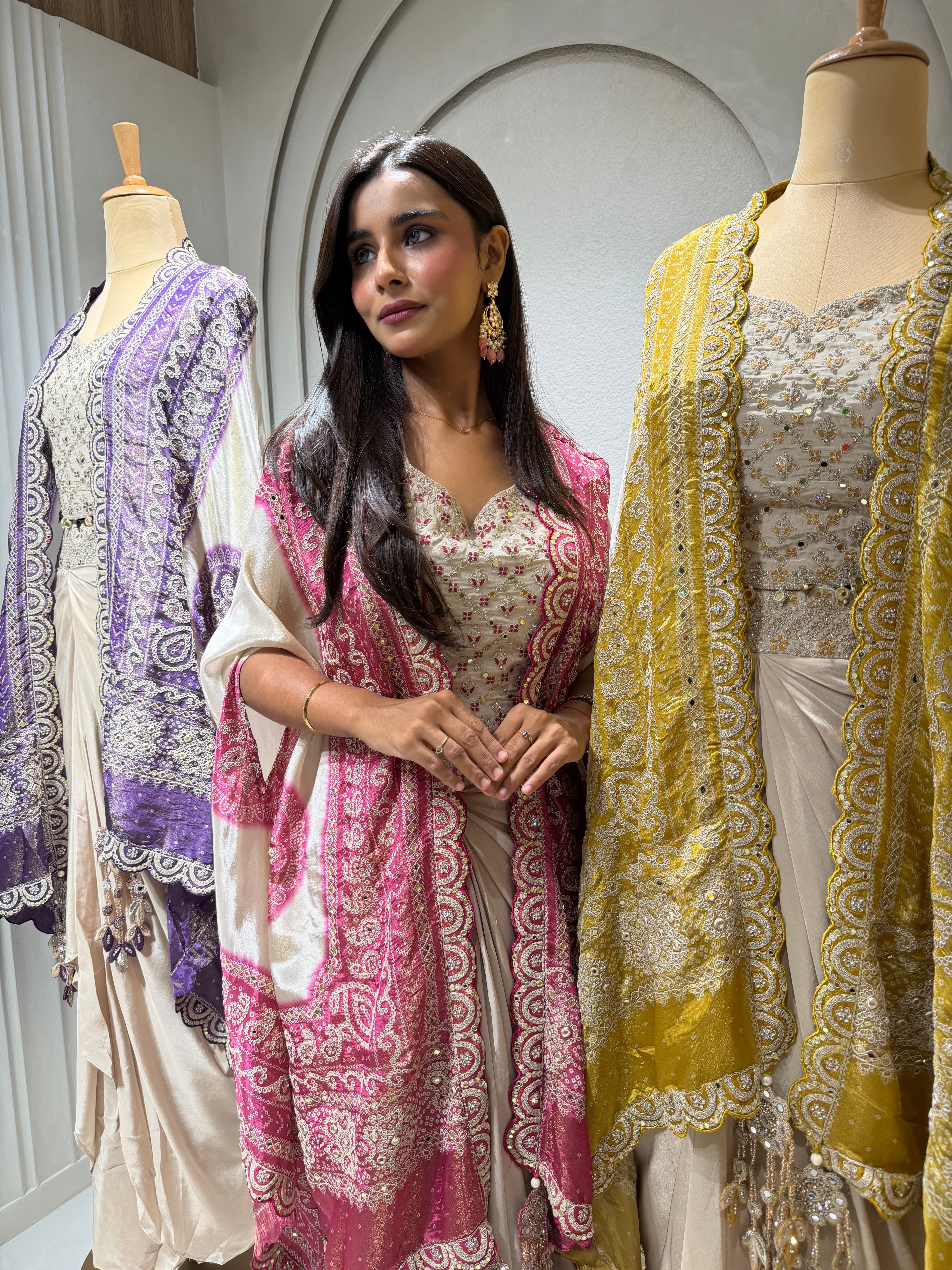 “RANGEELA” Festive Cape Set ✨ | KurtiSwag