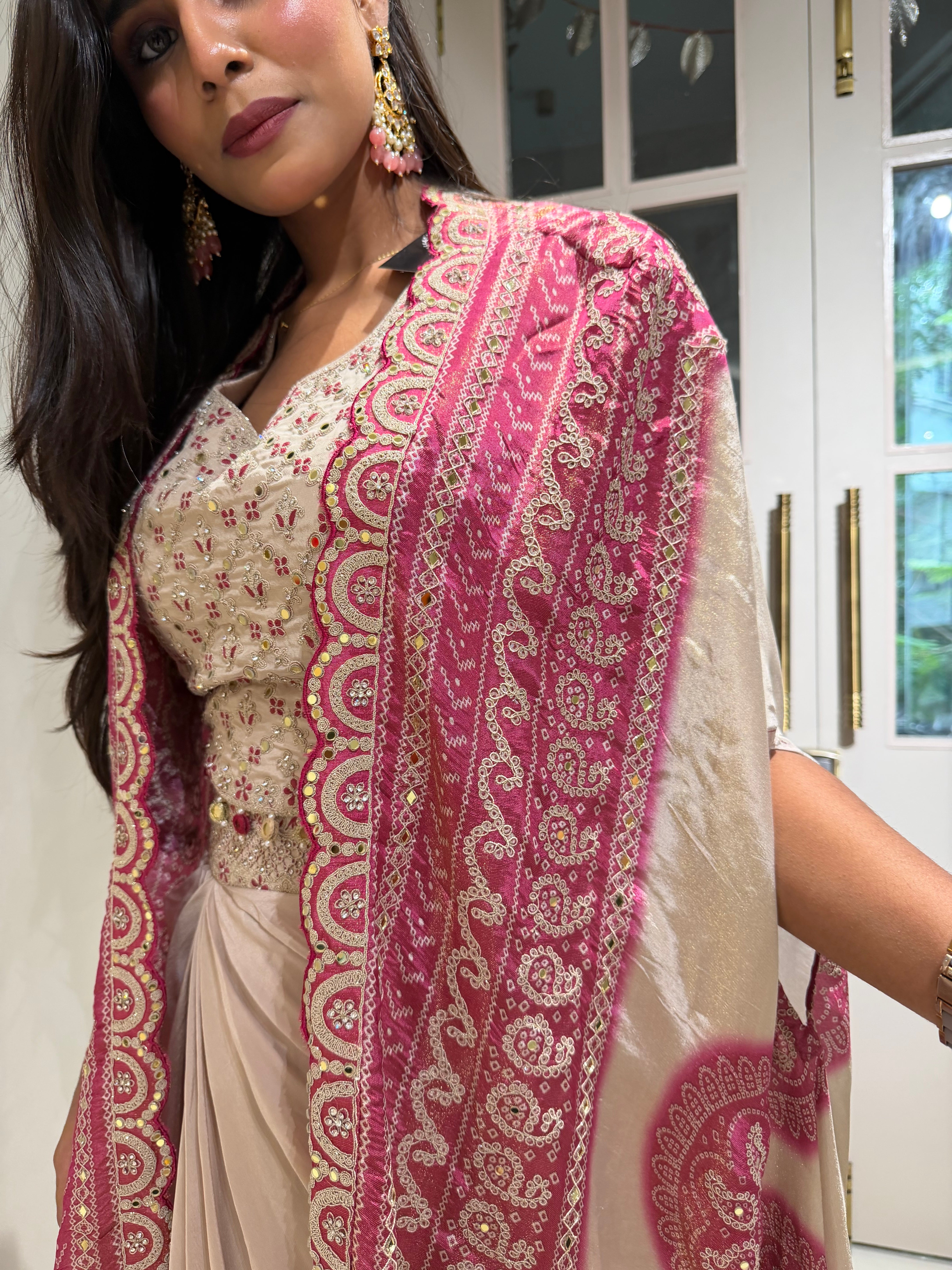 “RANGEELA” Festive Cape Set ✨ | KurtiSwag