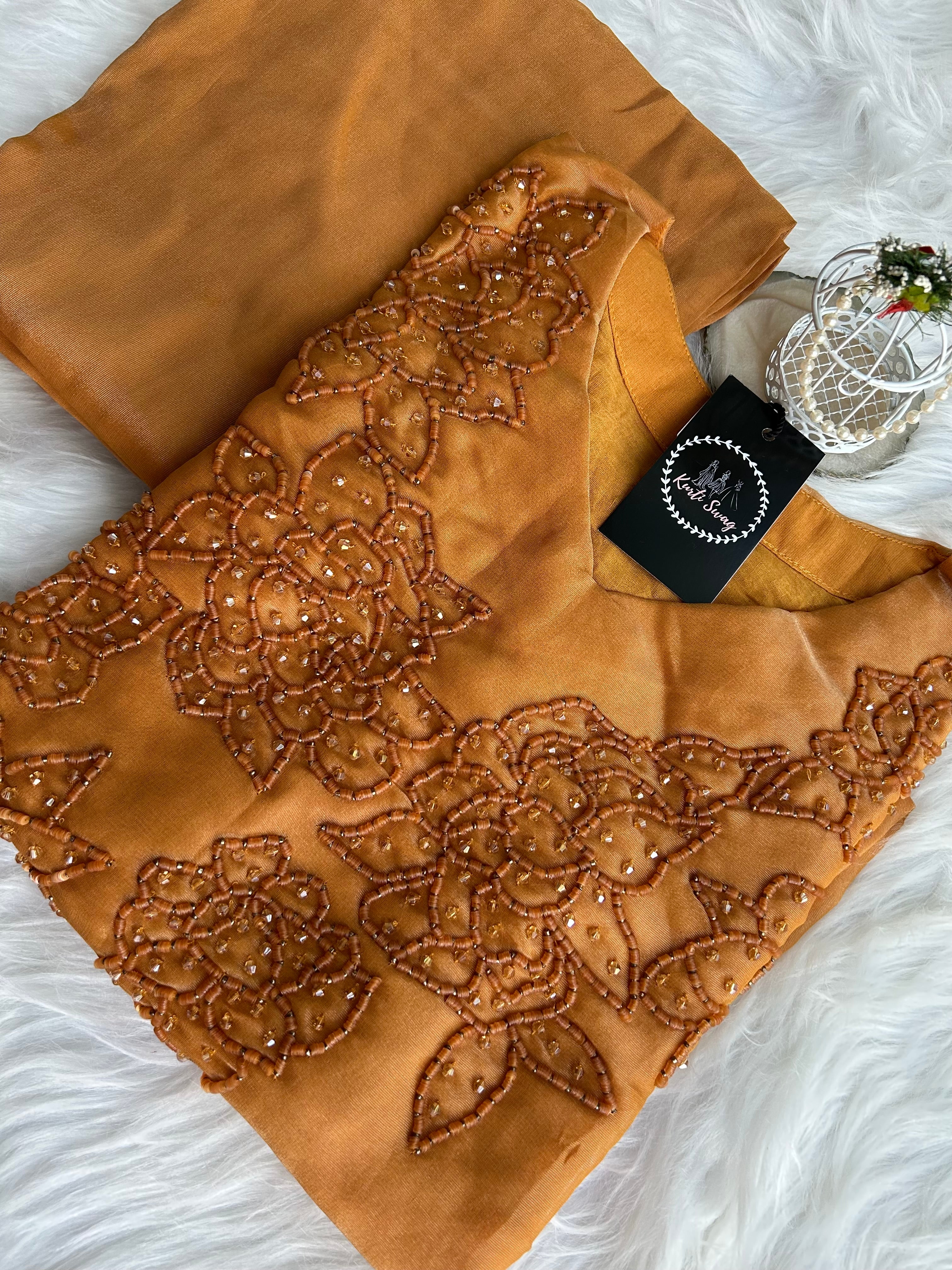 “LUMINOUS NOOR” Premium Organza Coord Set ✨♥️ | KurtiSwag
