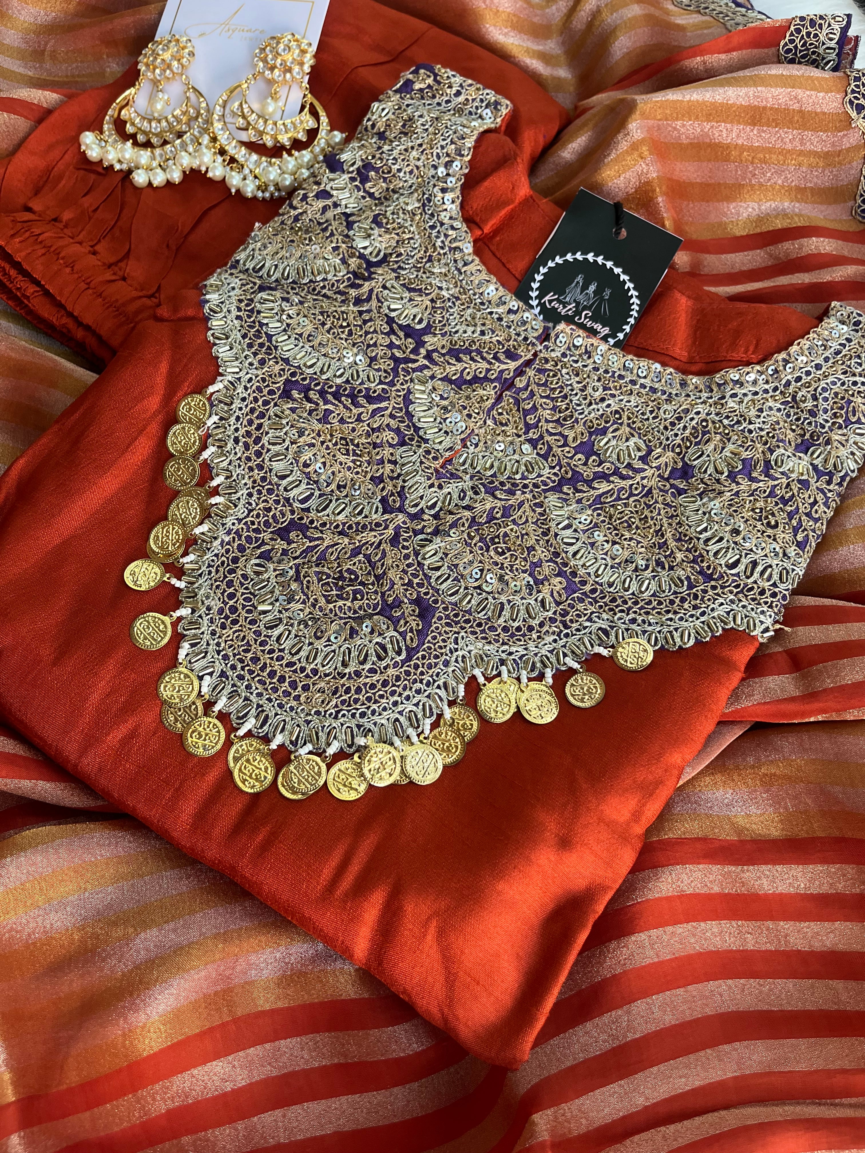 “GAUHAR” Premium Silk Festive Wear ✨💕 | KurtiSwag