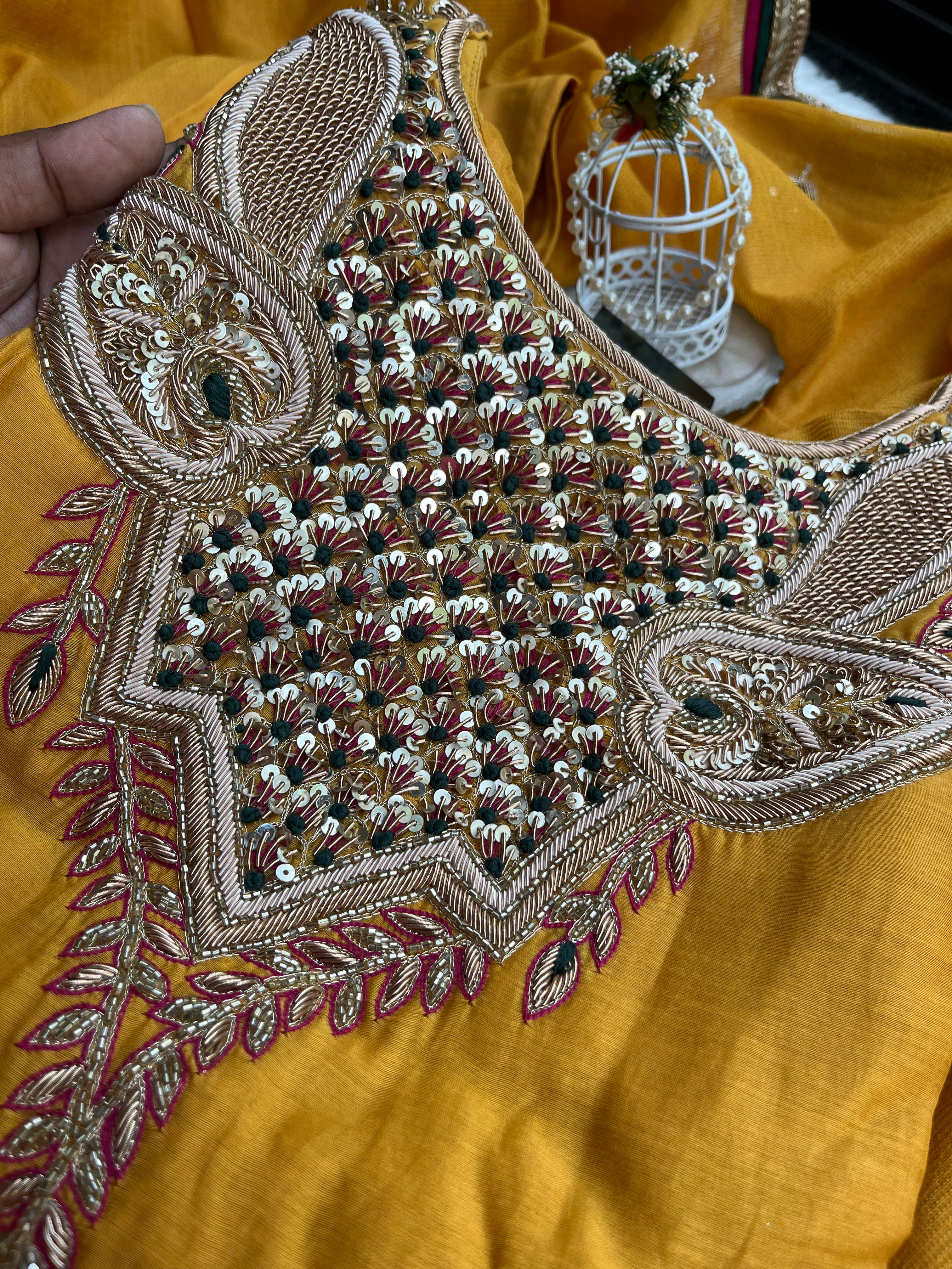 “RAAGINI” Premium Mul Chanderi Kurta Set | KurtiSwag
