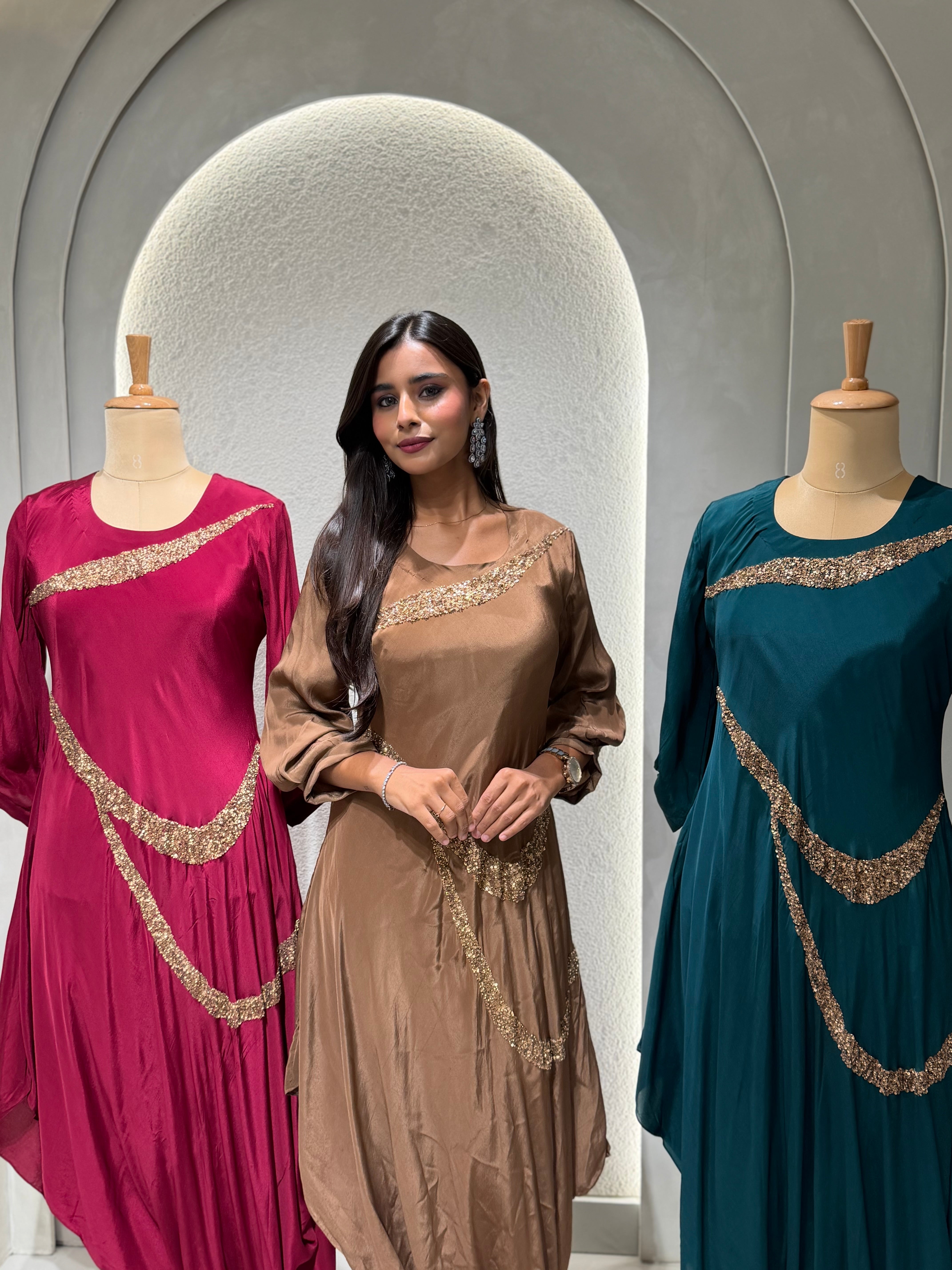 “AURA” Indowestern Party Dress ✨💕 | KurtiSwag