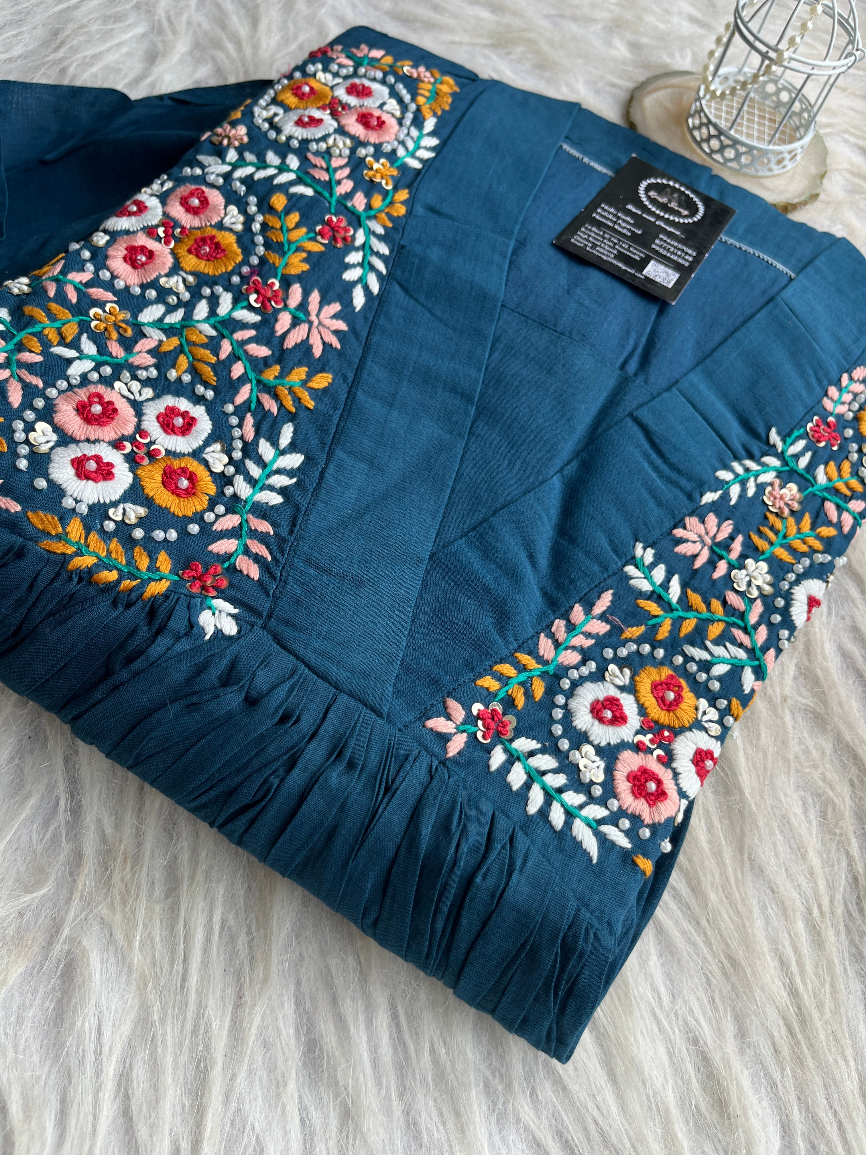 “RAYA” Premium Mul Cotton Dress With Embroidery ✨♥️ | KurtiSwag