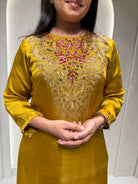 “JUHI” Premium Satin Handwork Top With Drape Skirt- Indowestern💜 | KurtiSwag