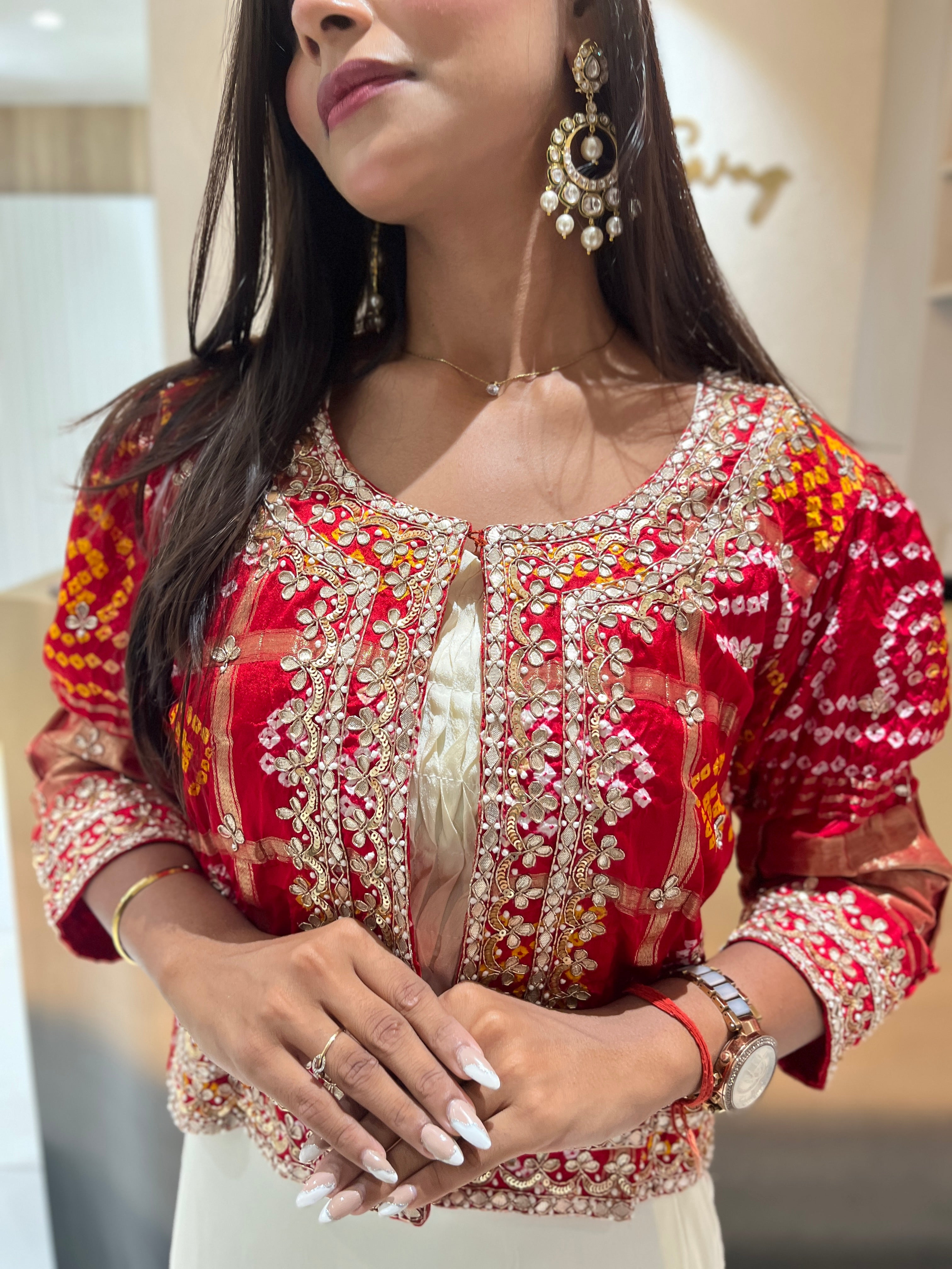 “LATIKA” Indo Western Bandhni Set ✨💕 | KurtiSwag