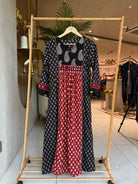 “AJRAKH MIRROR” Cotton Dress 👗 | KurtiSwag