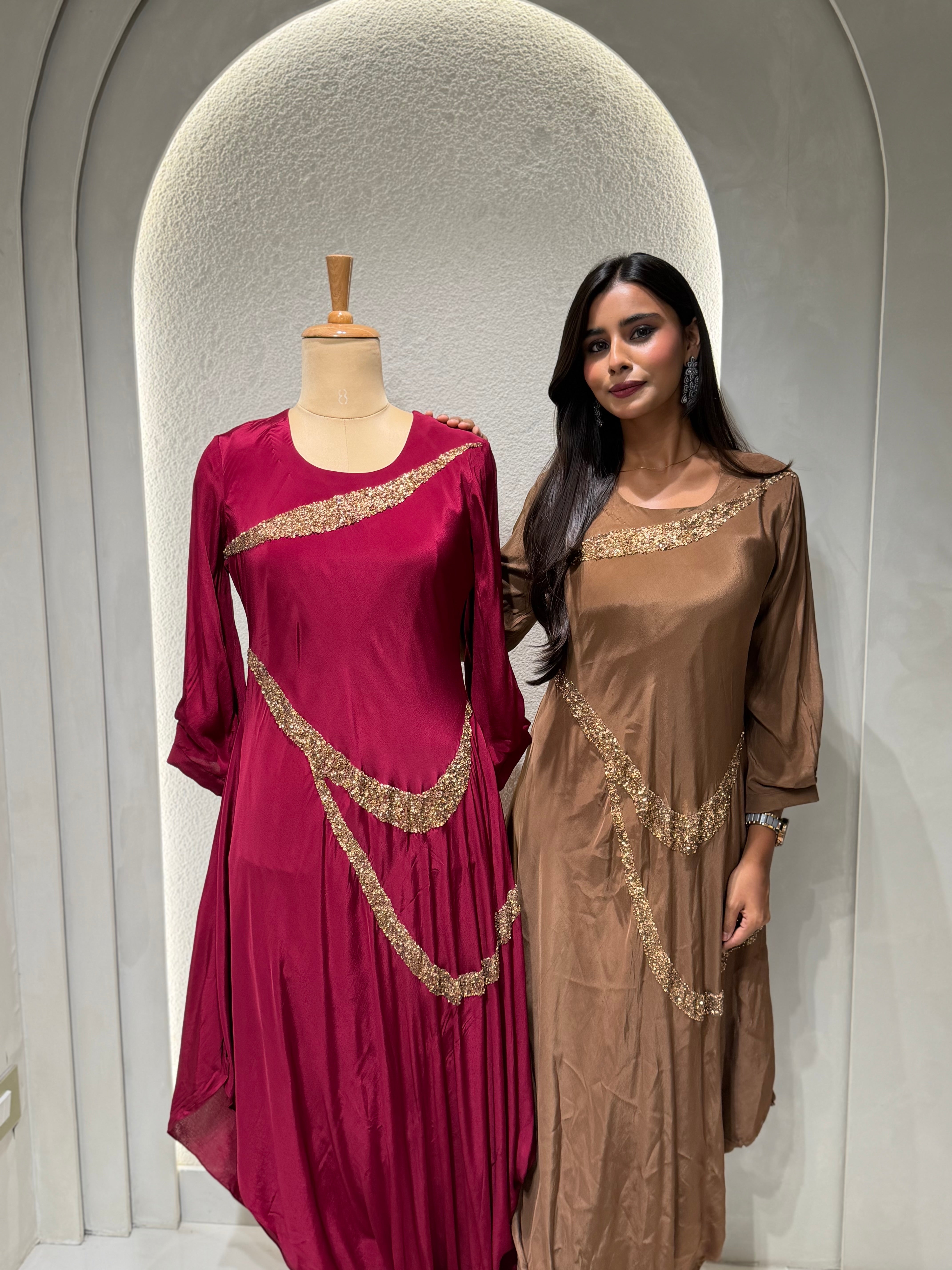 “AURA” Indowestern Party Dress ✨💕 | KurtiSwag