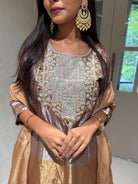 “BARKHA” Pure Tissue Silk Set ✨ | KurtiSwag