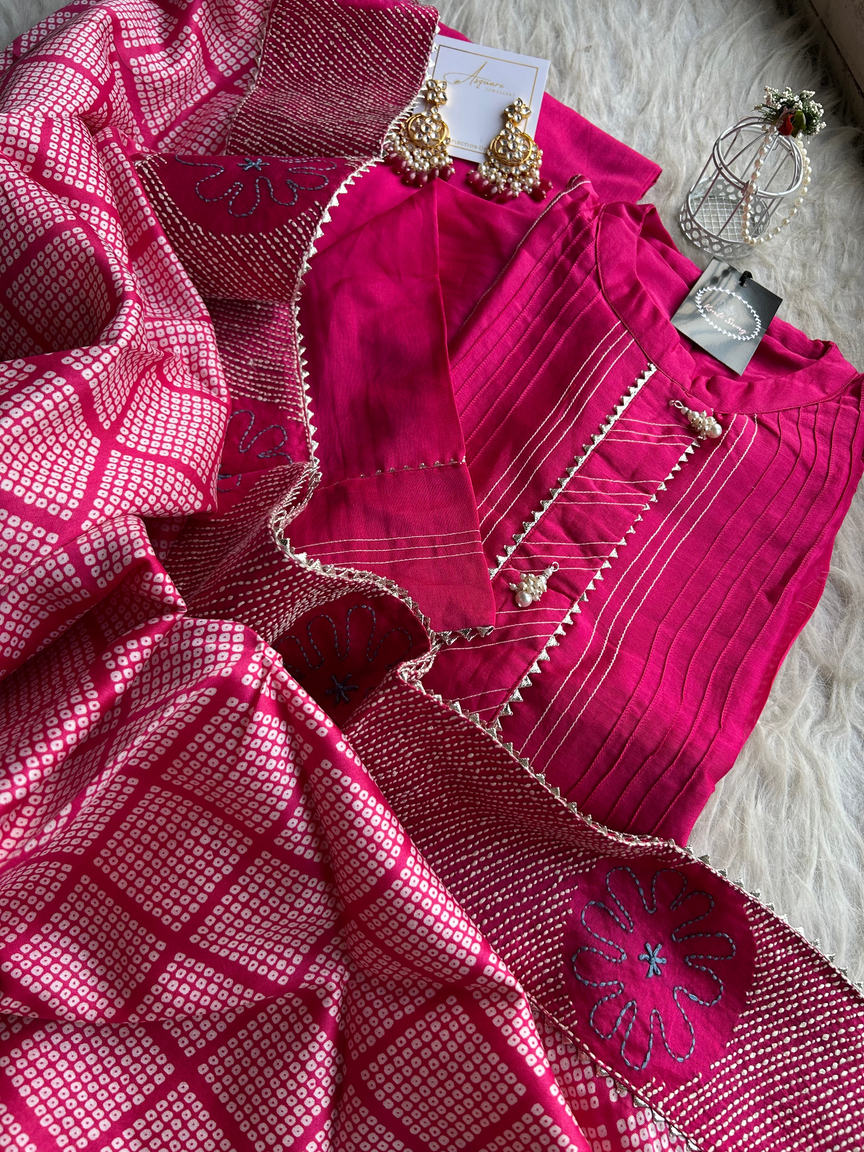 “SANGAM” Pure Chanderi Suit Set ♥️✨ | KurtiSwag