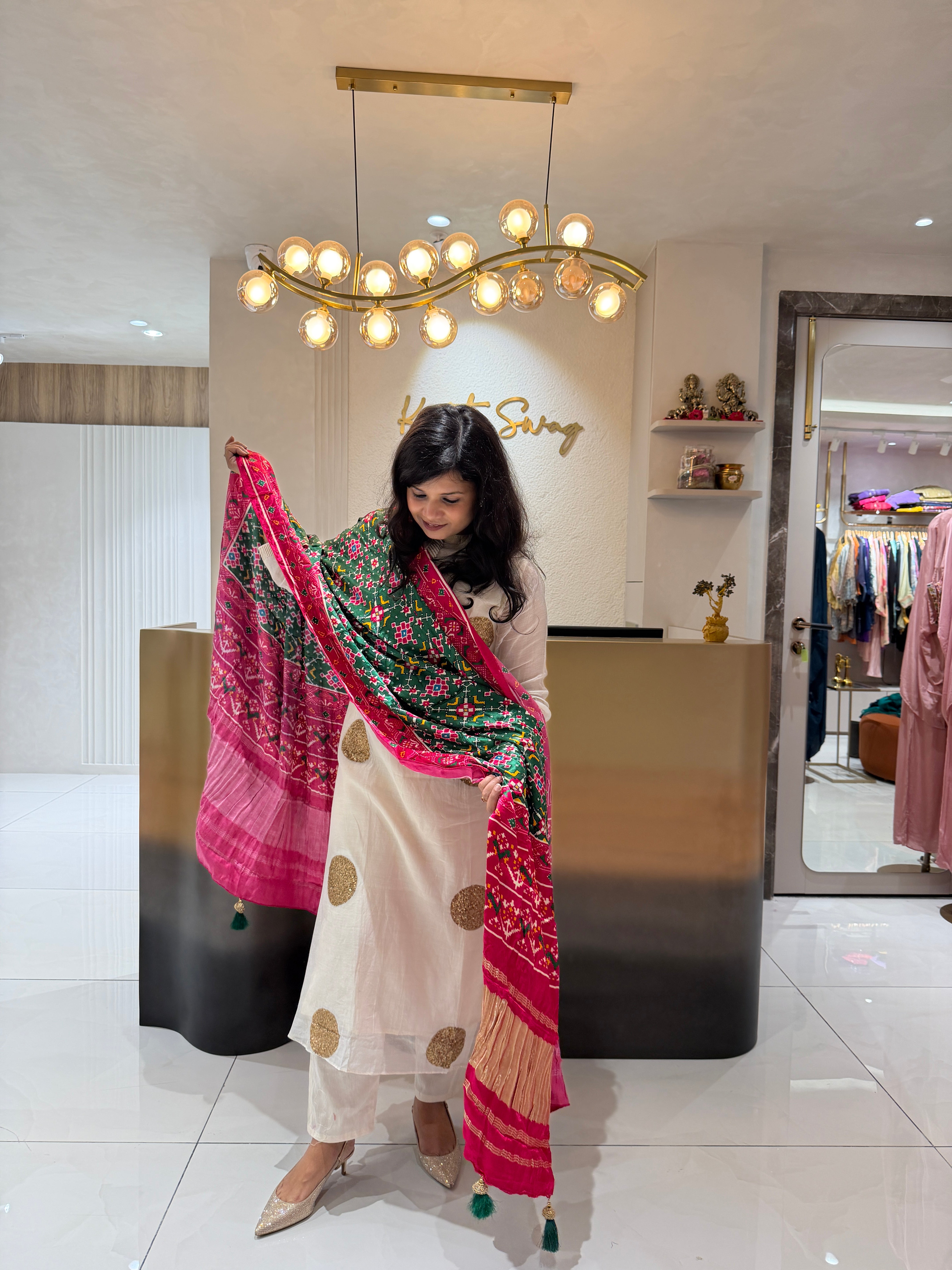 “GAJJI SILK” Dupatta ✨♥️ | KurtiSwag