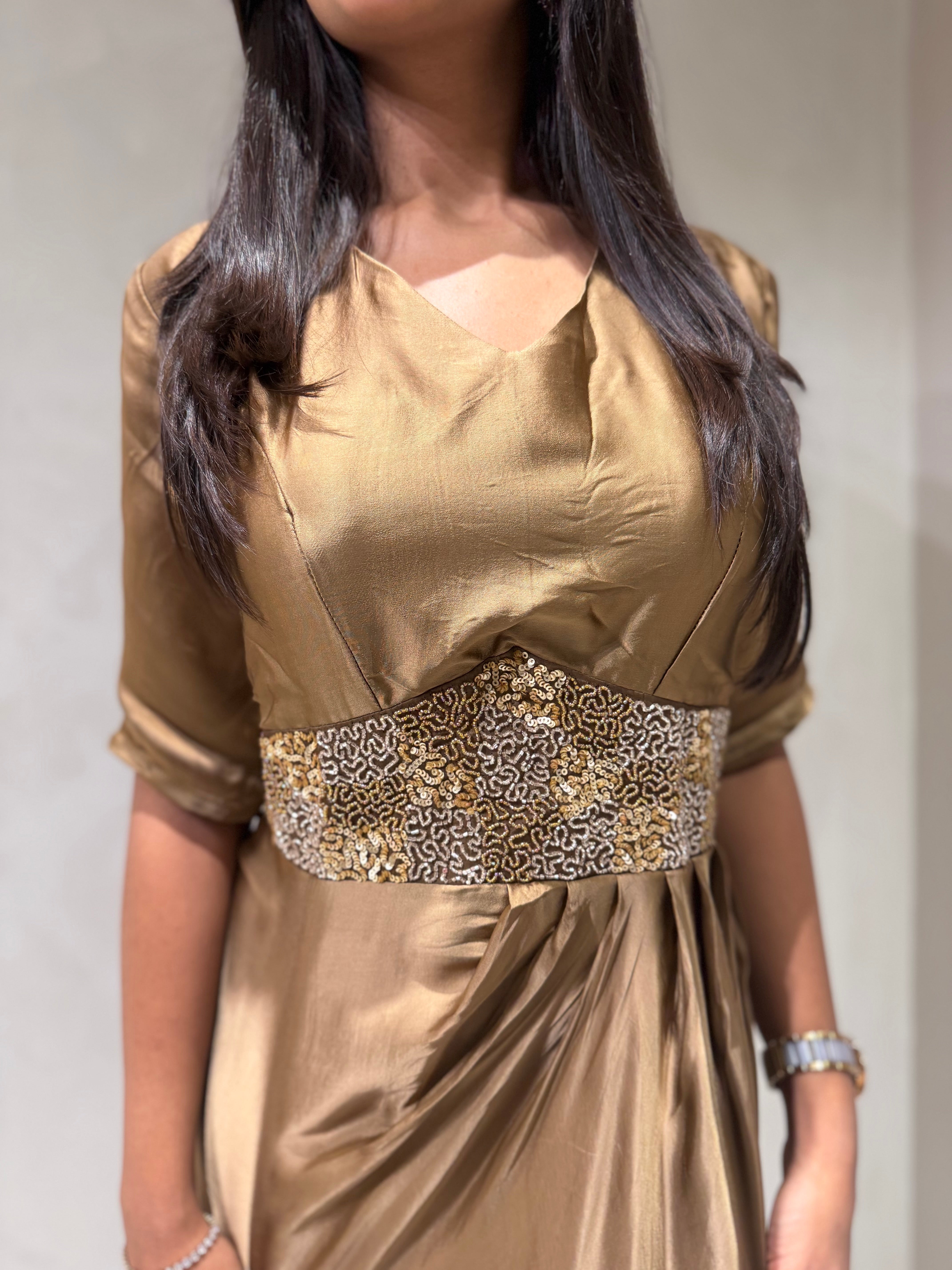 “HELEN” Indowestern Dress ✨ | KurtiSwag